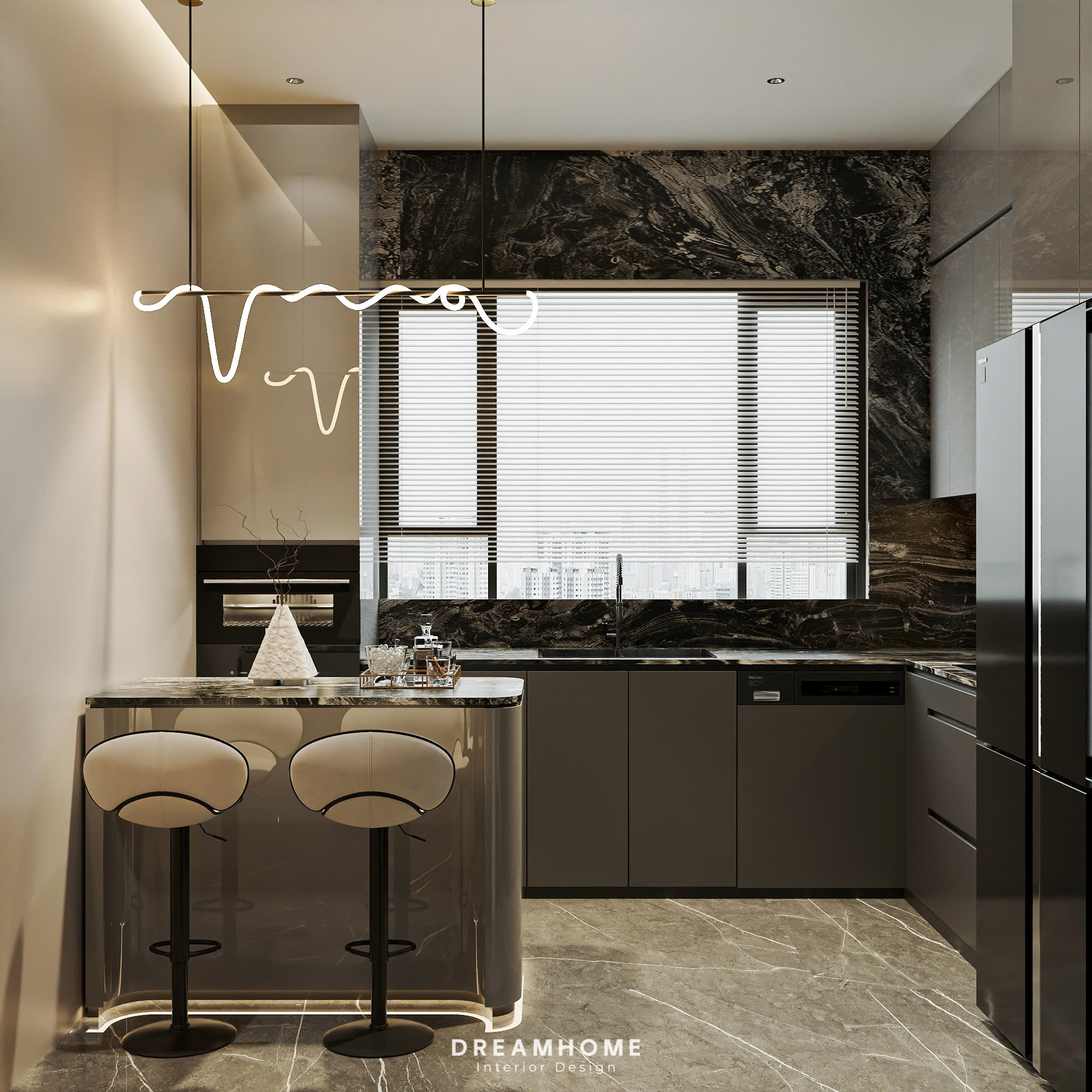 Thiết Kế Nội Thất Duplex Masteri West Height-90m2 11 thiết kế nội thất