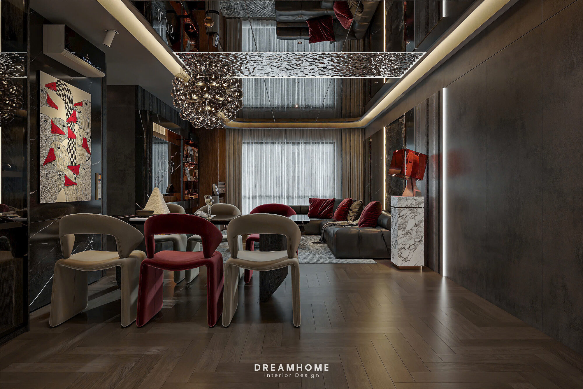 Thiết Kế Nội Thất Chung Cư Mulberry Lane-120m2 15 thiết kế nội thất