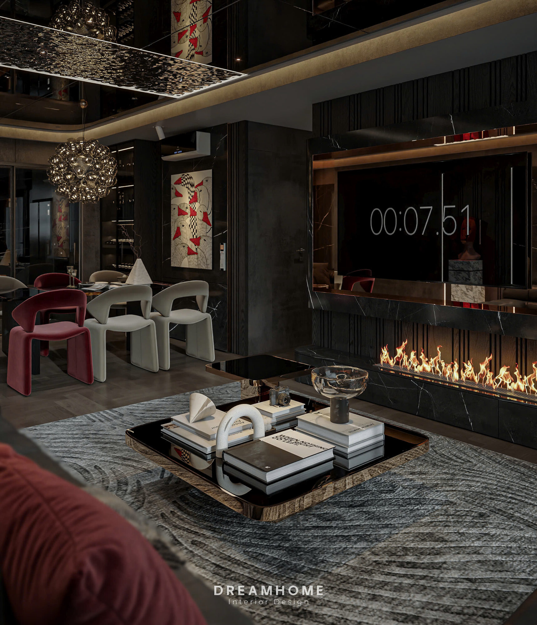 Thiết Kế Nội Thất Chung Cư Mulberry Lane-120m2 2 thiết kế nội thất