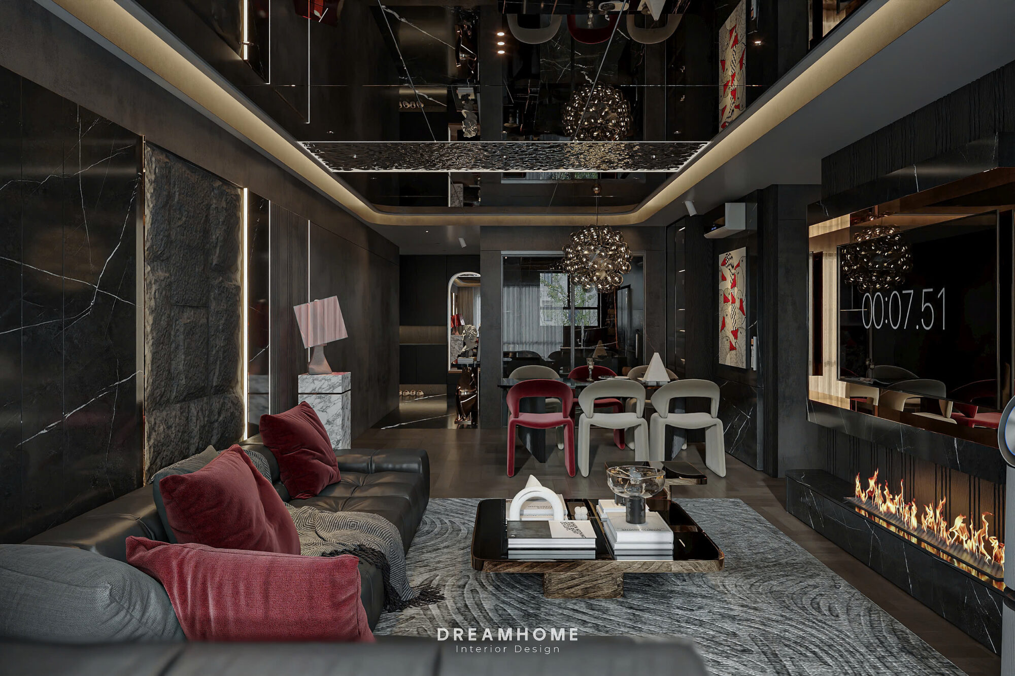 Thiết Kế Nội Thất Chung Cư Mulberry Lane-120m2 7 thiết kế nội thất