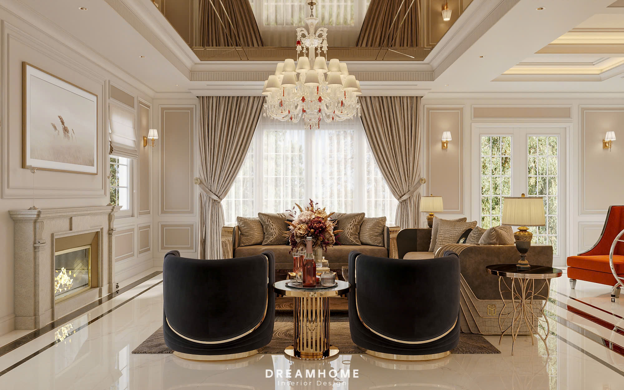 Thiết Kế Nội Thất Biệt Thự Việt Trì-500m2 5 thiết kế nội thất