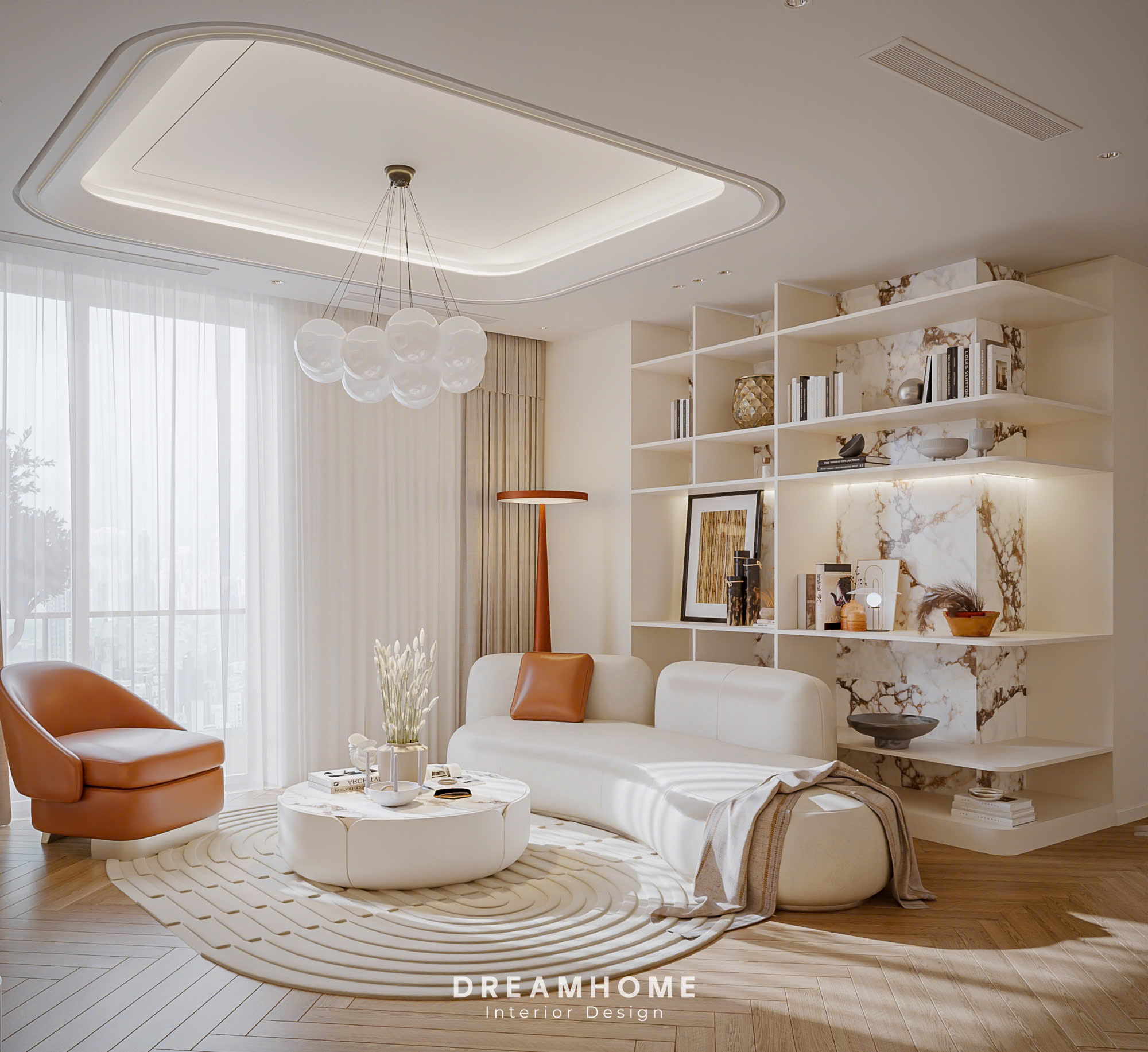 Thiết Kế Nội Thất Chung Cư Pacific Place-70m2 3 thiết kế nội thất