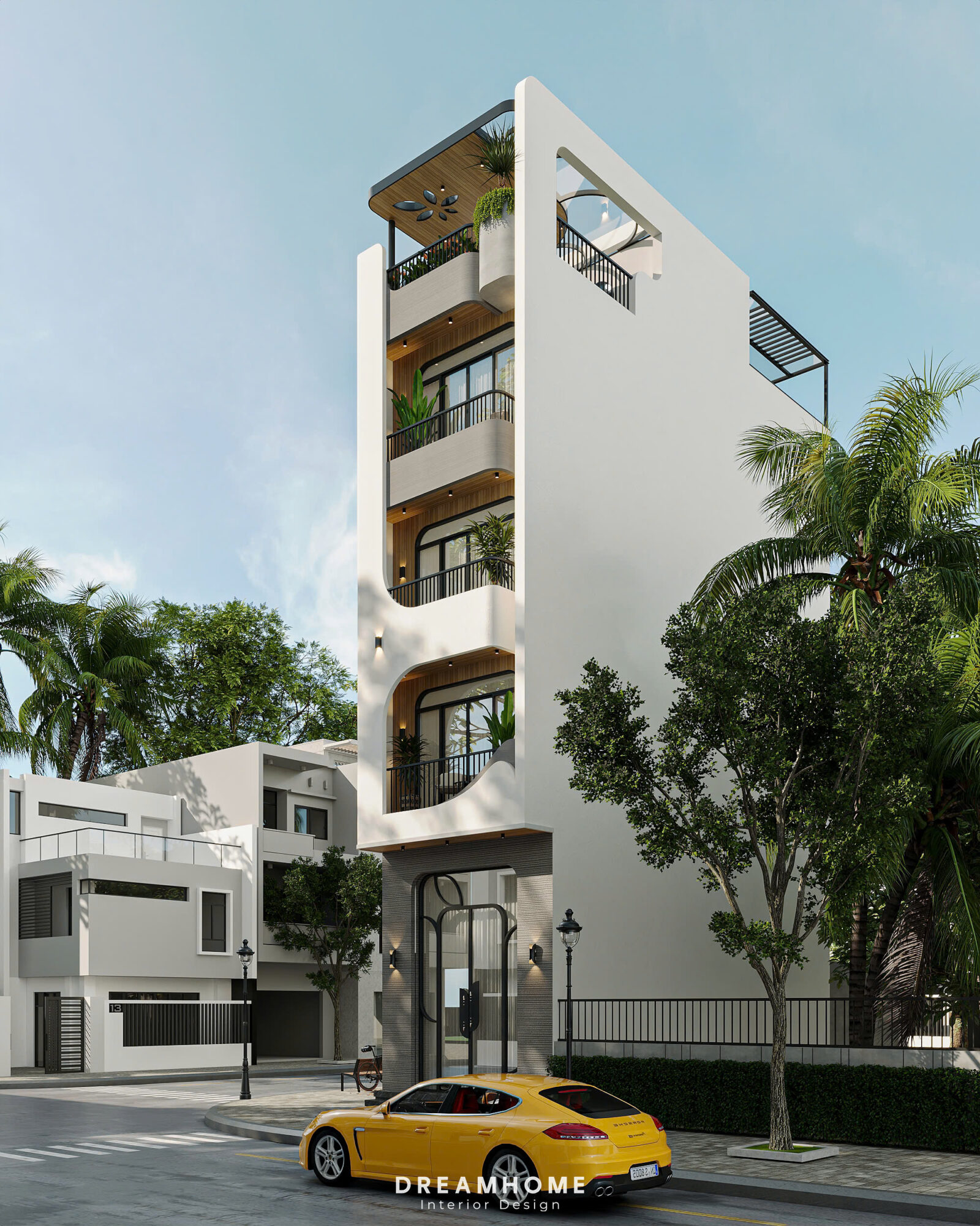 Thiết Kế Kiến Trúc NMD Đông Anh-265m2 7 thiết kế kiến trúc