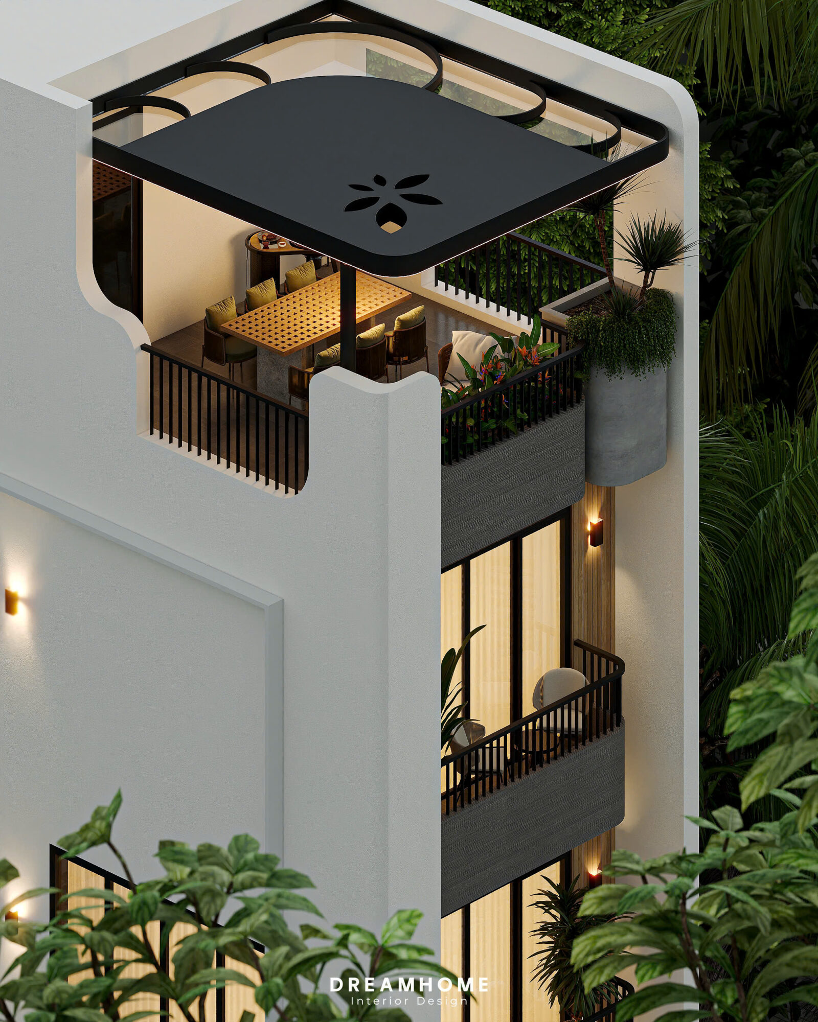 Thiết Kế Kiến Trúc NMD Đông Anh-265m2 8 thiết kế kiến trúc
