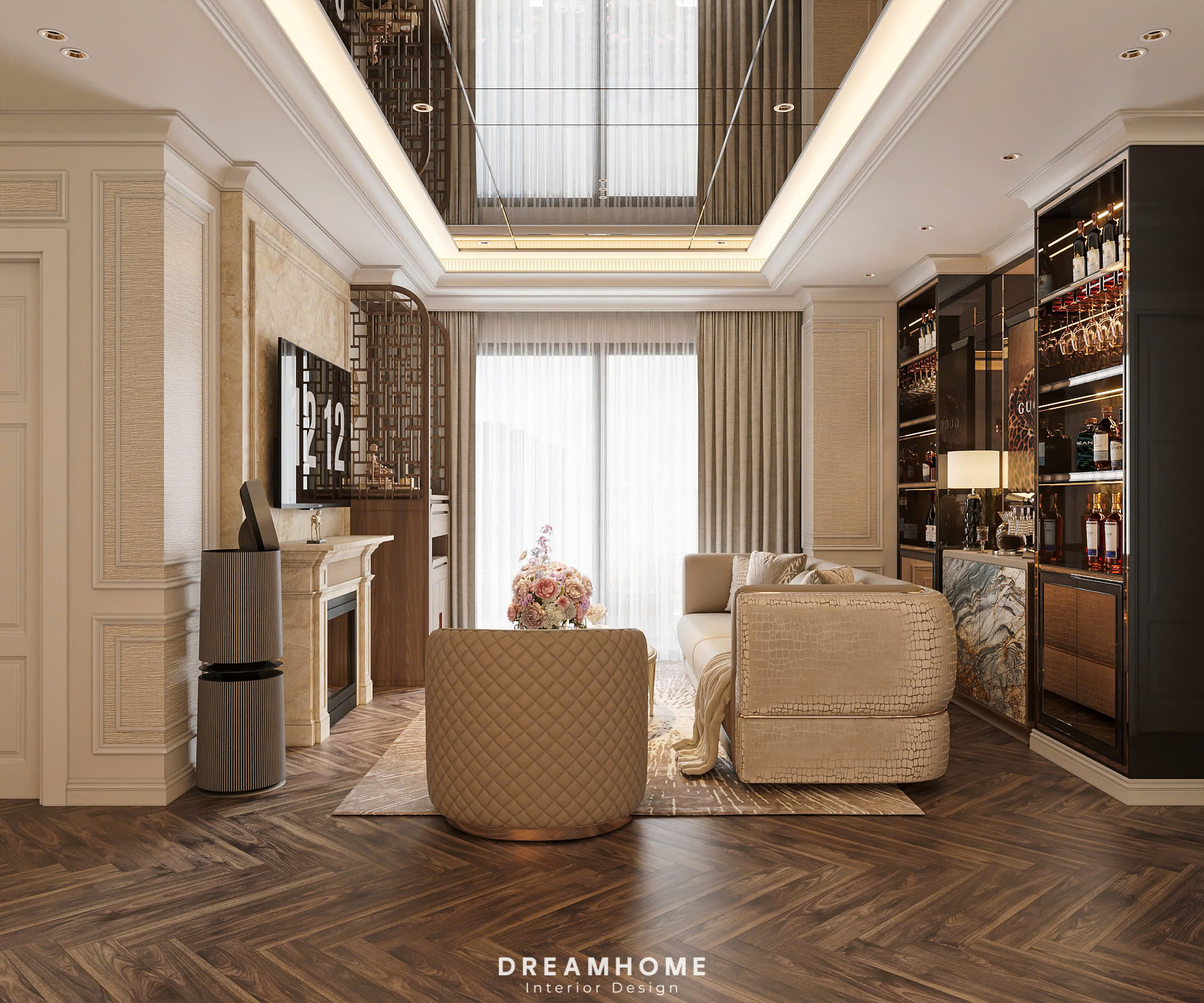 Thiết Kế Nội Thất Chung Cư King Palace-120m2 9 thiết kế nội thất