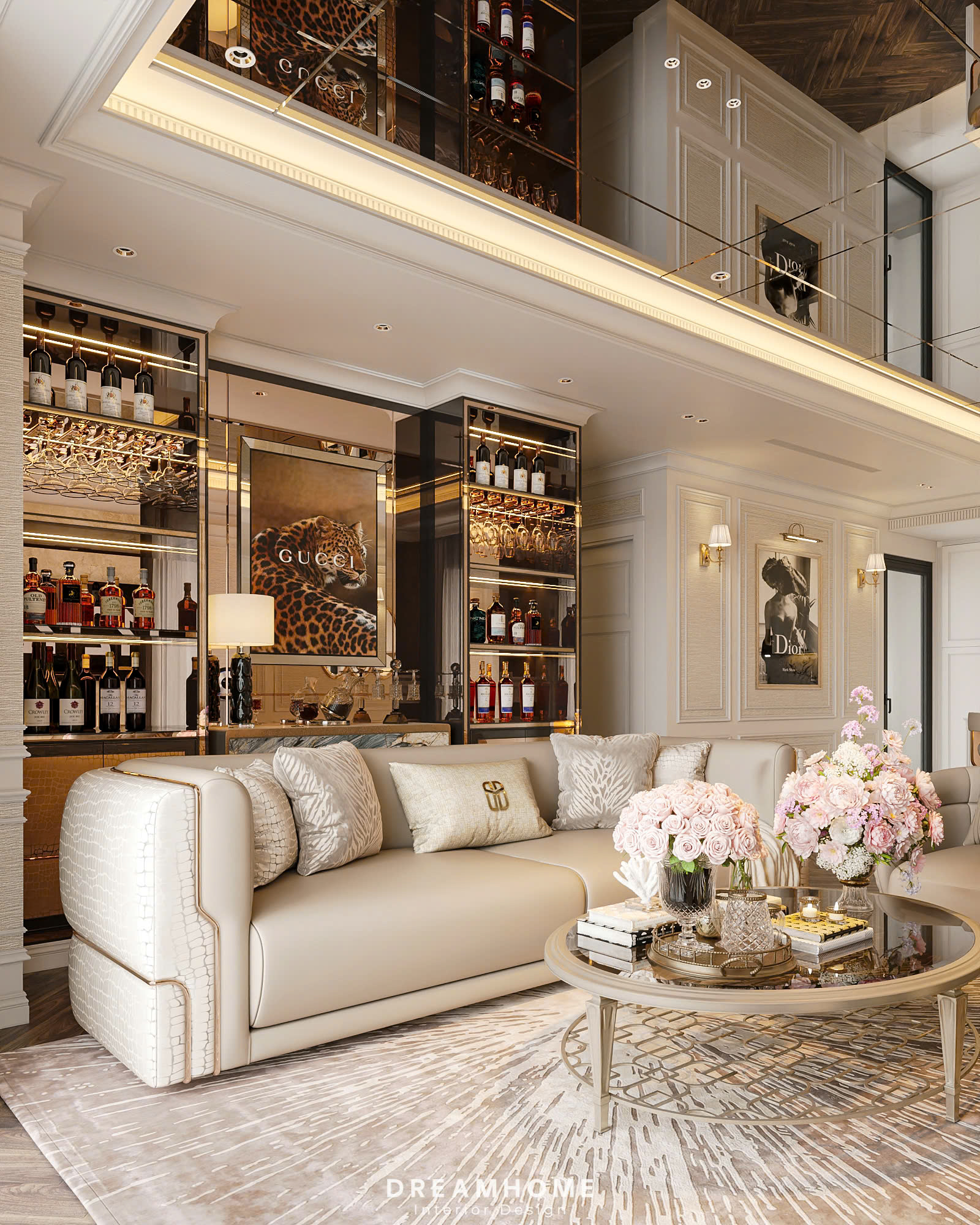 Thiết Kế Nội Thất Chung Cư King Palace-120m2 3 thiết kế nội thất