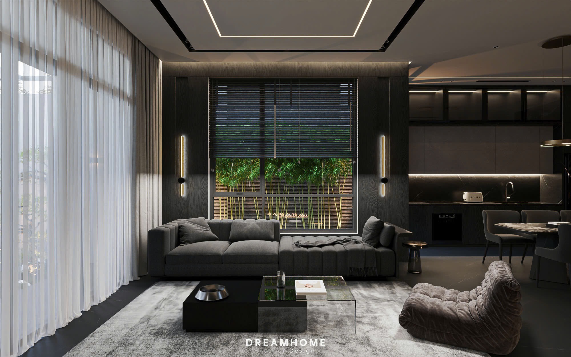 thiết kế nội thất nhà phố Hoài Đức