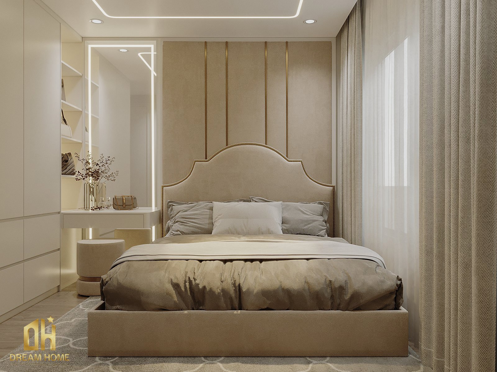 thiết kế nội thất chung cư 2 ngủ