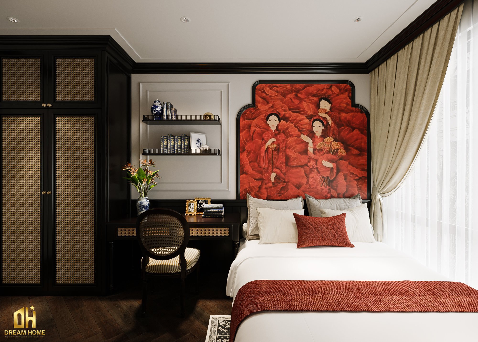 thiết kế nội thất phòng ngủ