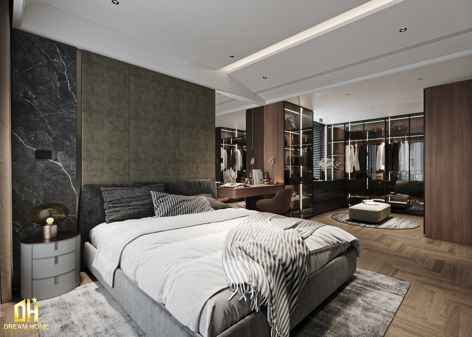 thiết kế nội thất chung cư 2 ngủ