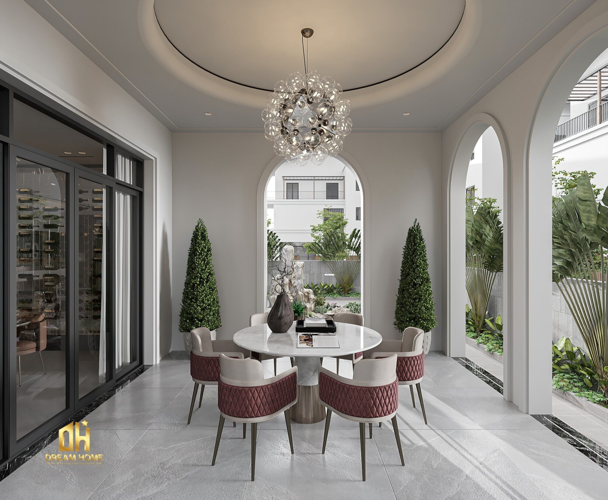 thiết kế nội thất biệt thự Ciputra