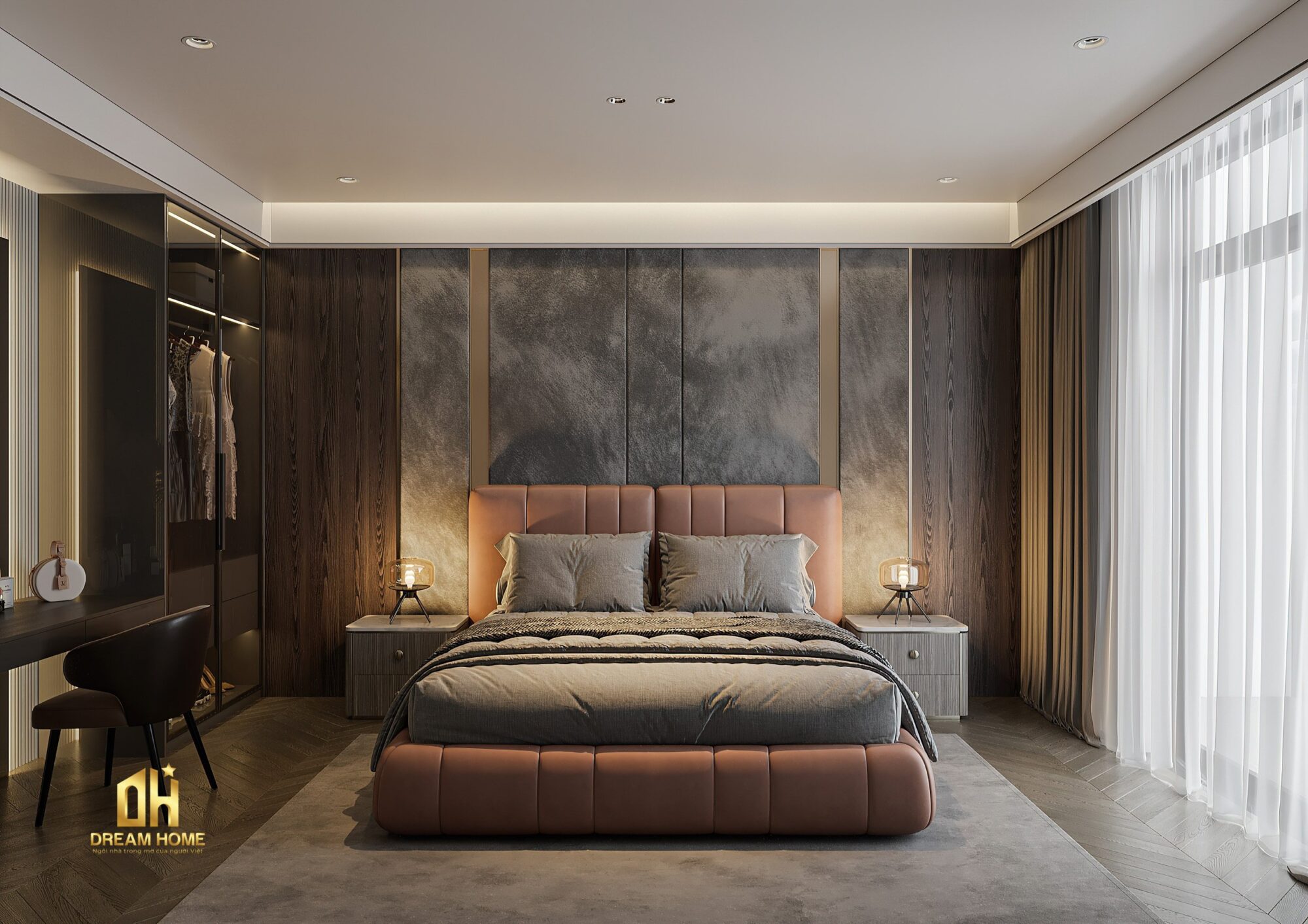 thiết kế nội thất nhà phố Hoài Đức
