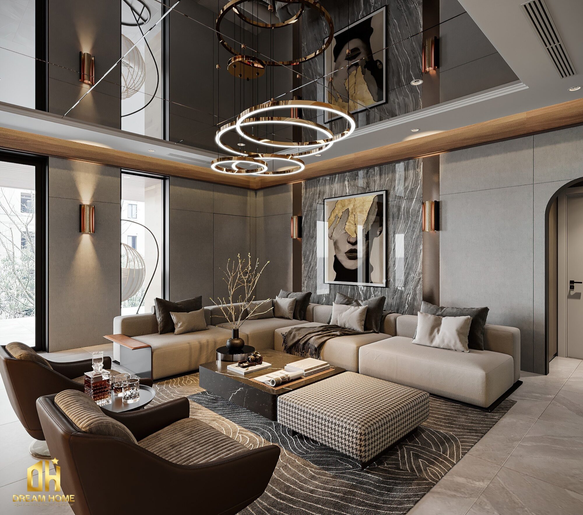 thiết kế nội thất tại vinhomes cổ loa