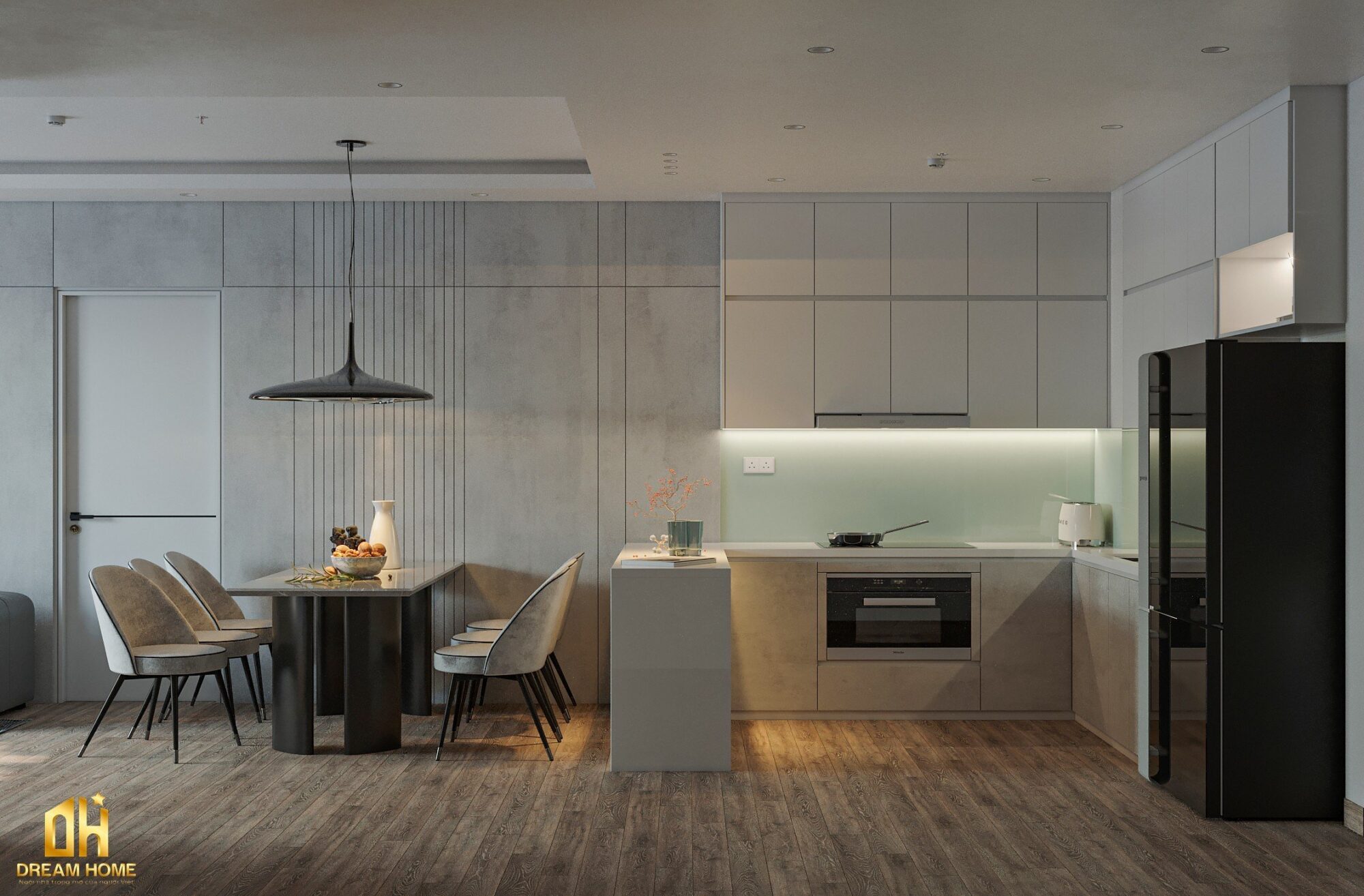 thiết kế nội thất chung cư 3 phòng ngủ