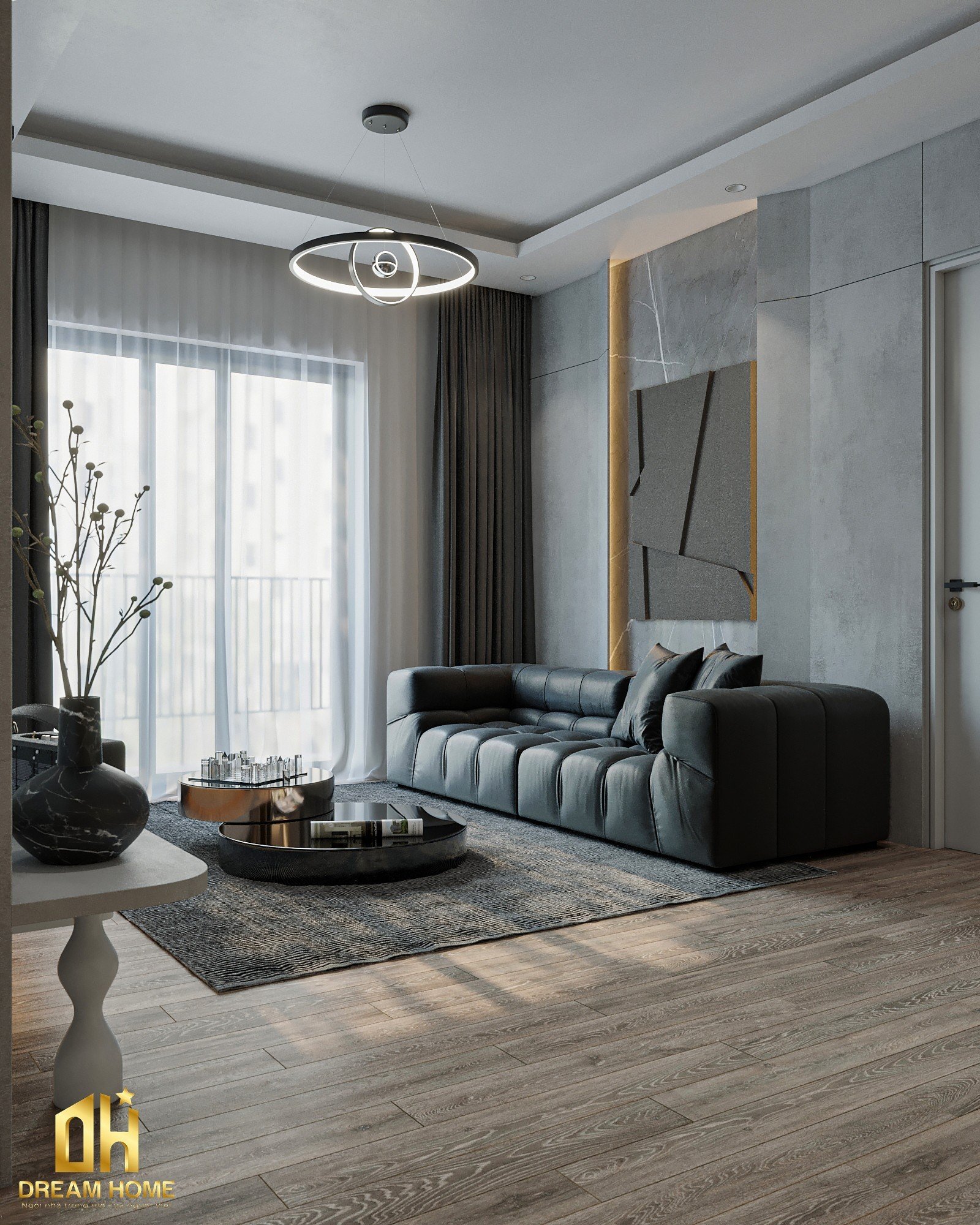 thiết kế nội thất chung cư 3 phòng ngủ
