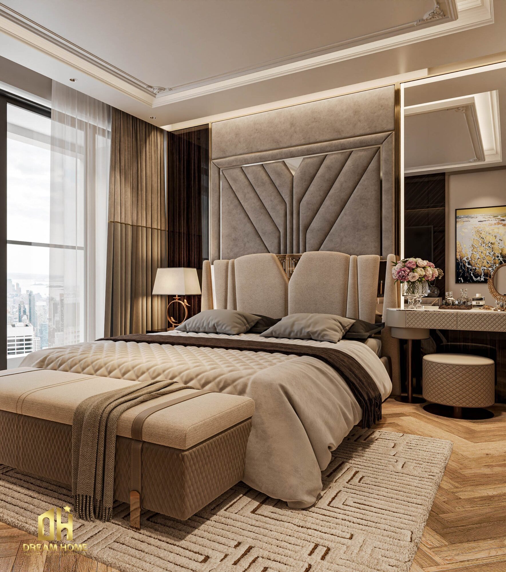 thiết kế nội thất phòng ngủ