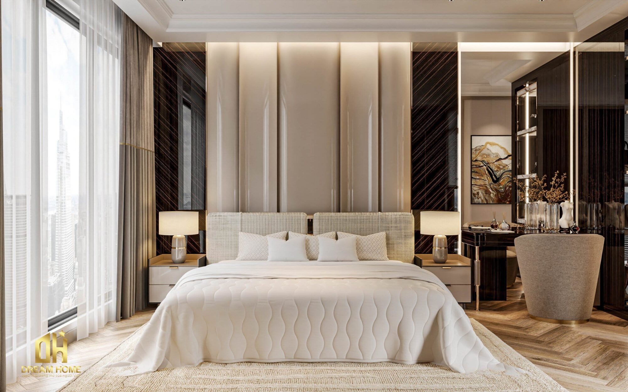thiết kế nội thất phòng ngủ