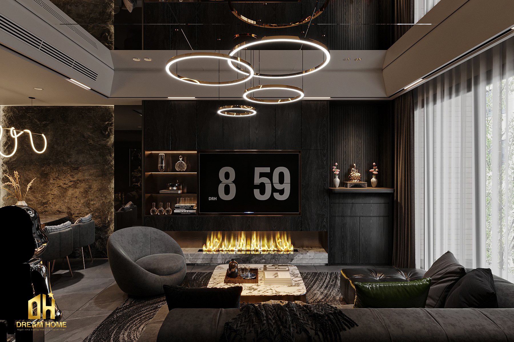 thiết kế nội thất chung cư Parkcity