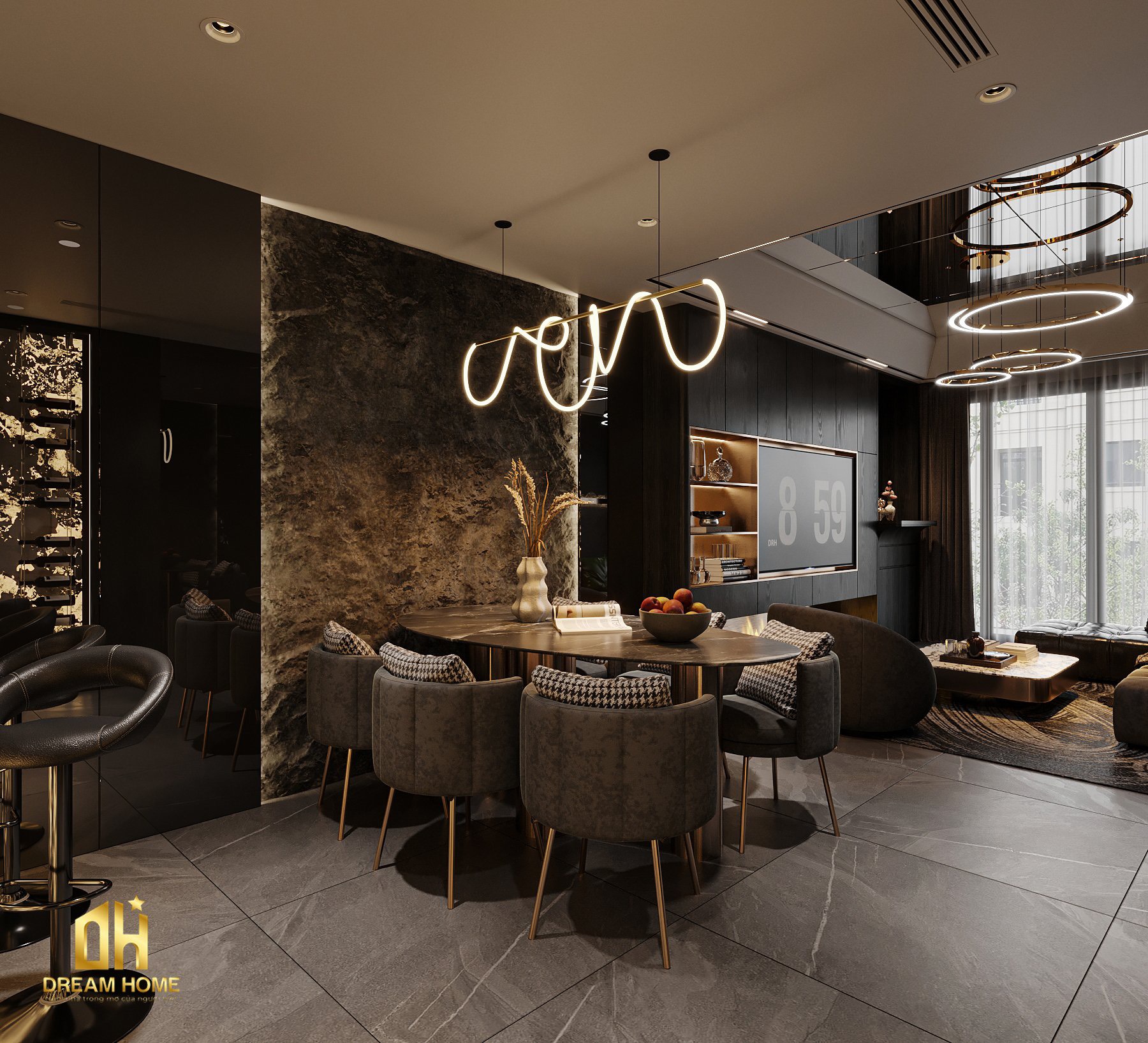thiết kế nội thất chung cư Parkcity
