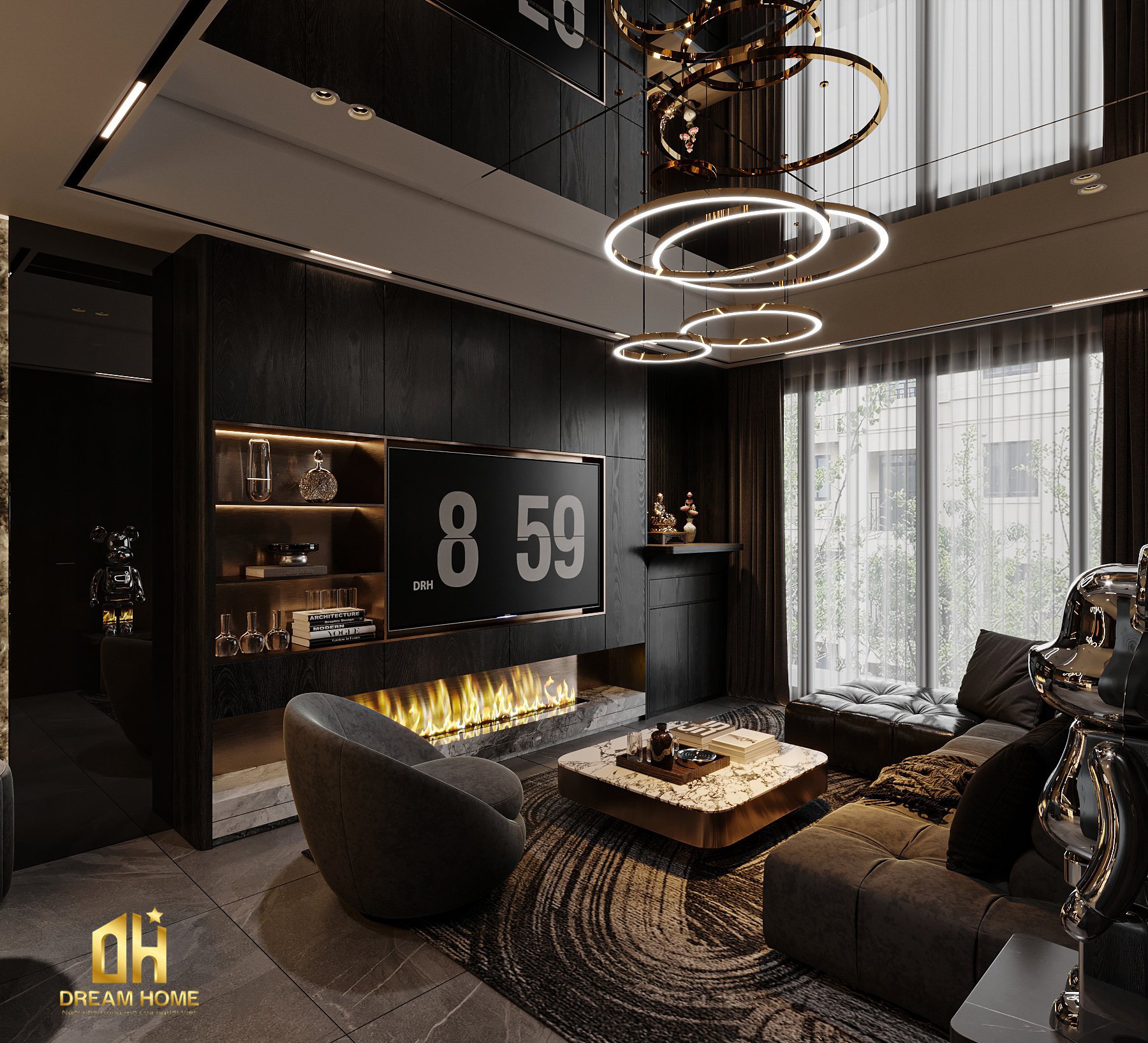 thiết kế nội thất chung cư Parkcity