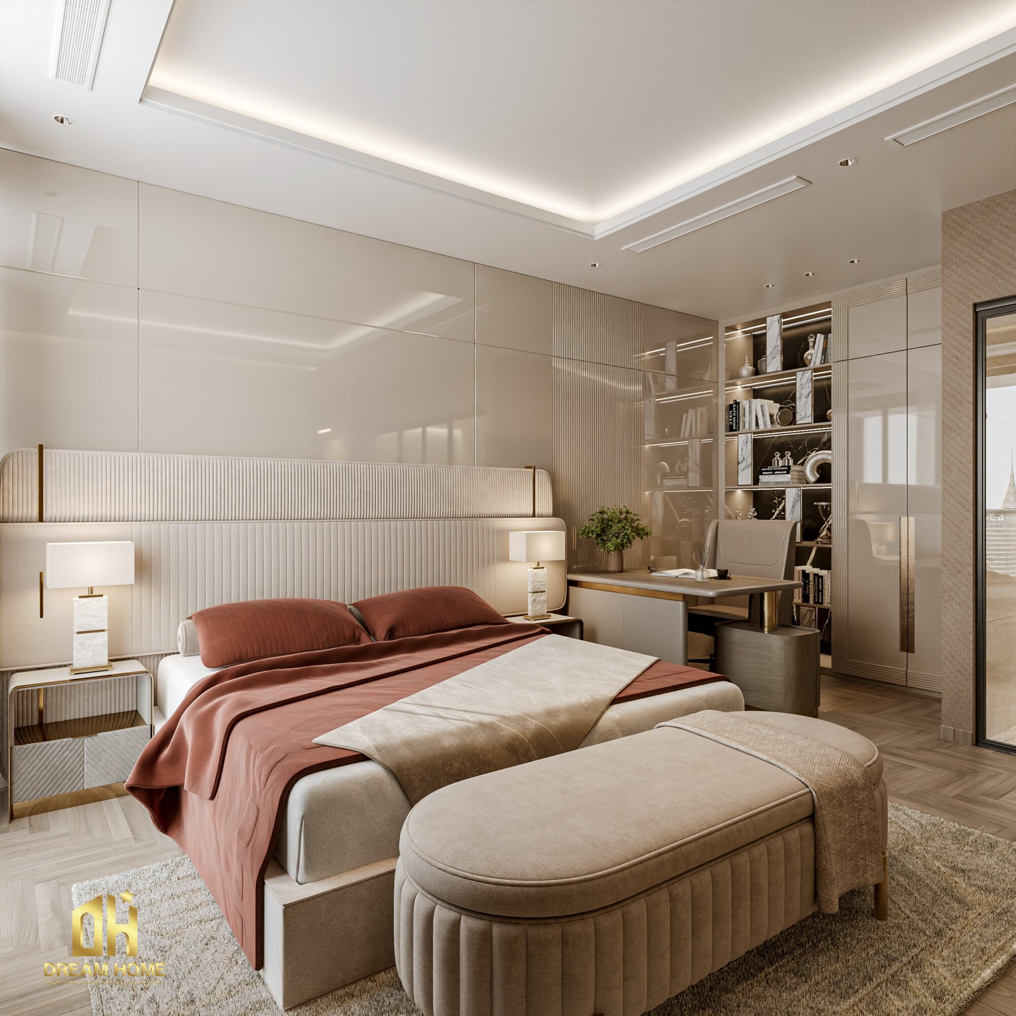 thiết kế nội thất phòng ngủ