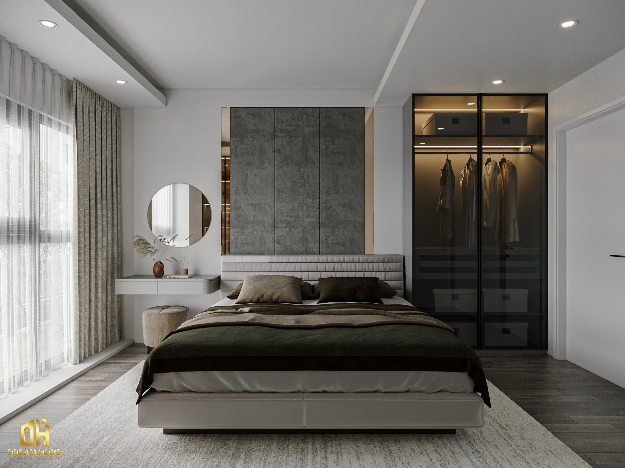 thiết kế nội thất chung cư 2 ngủ
