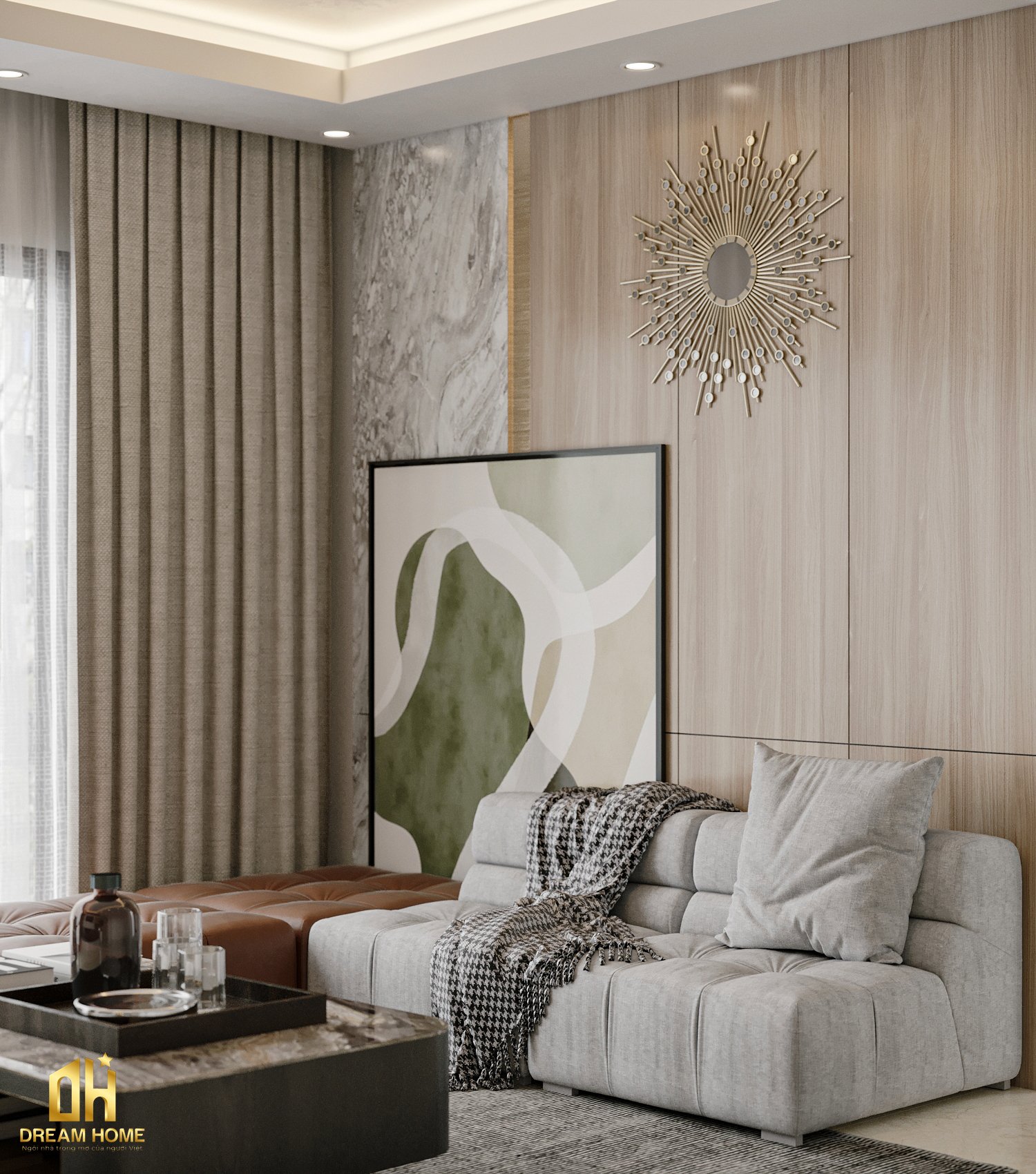 thiết kế nội thất chung cư 2 ngủ
