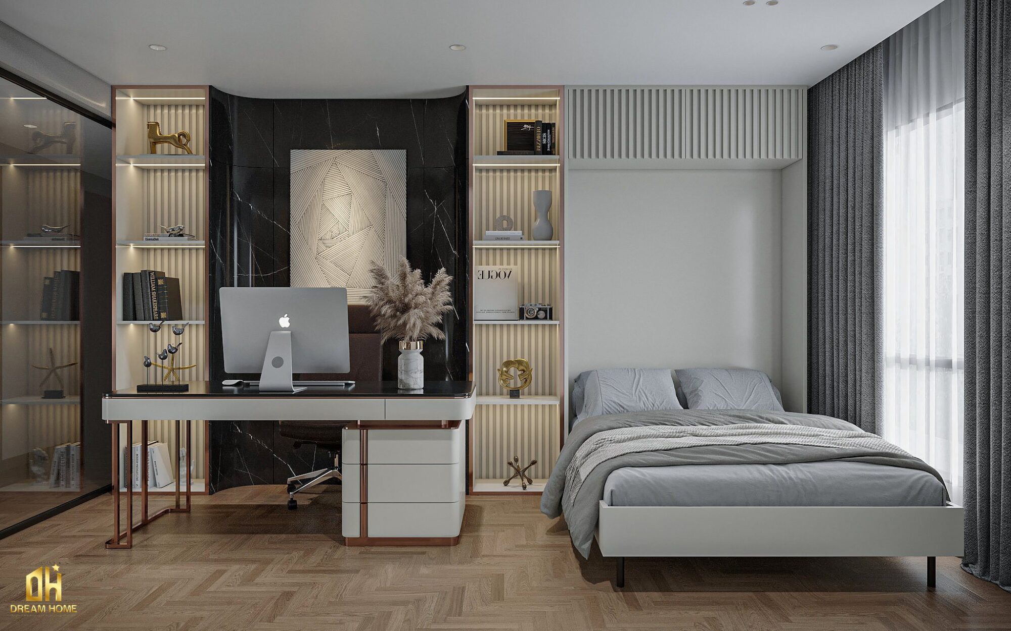 thiết kế nội thất chung cư 2 ngủ