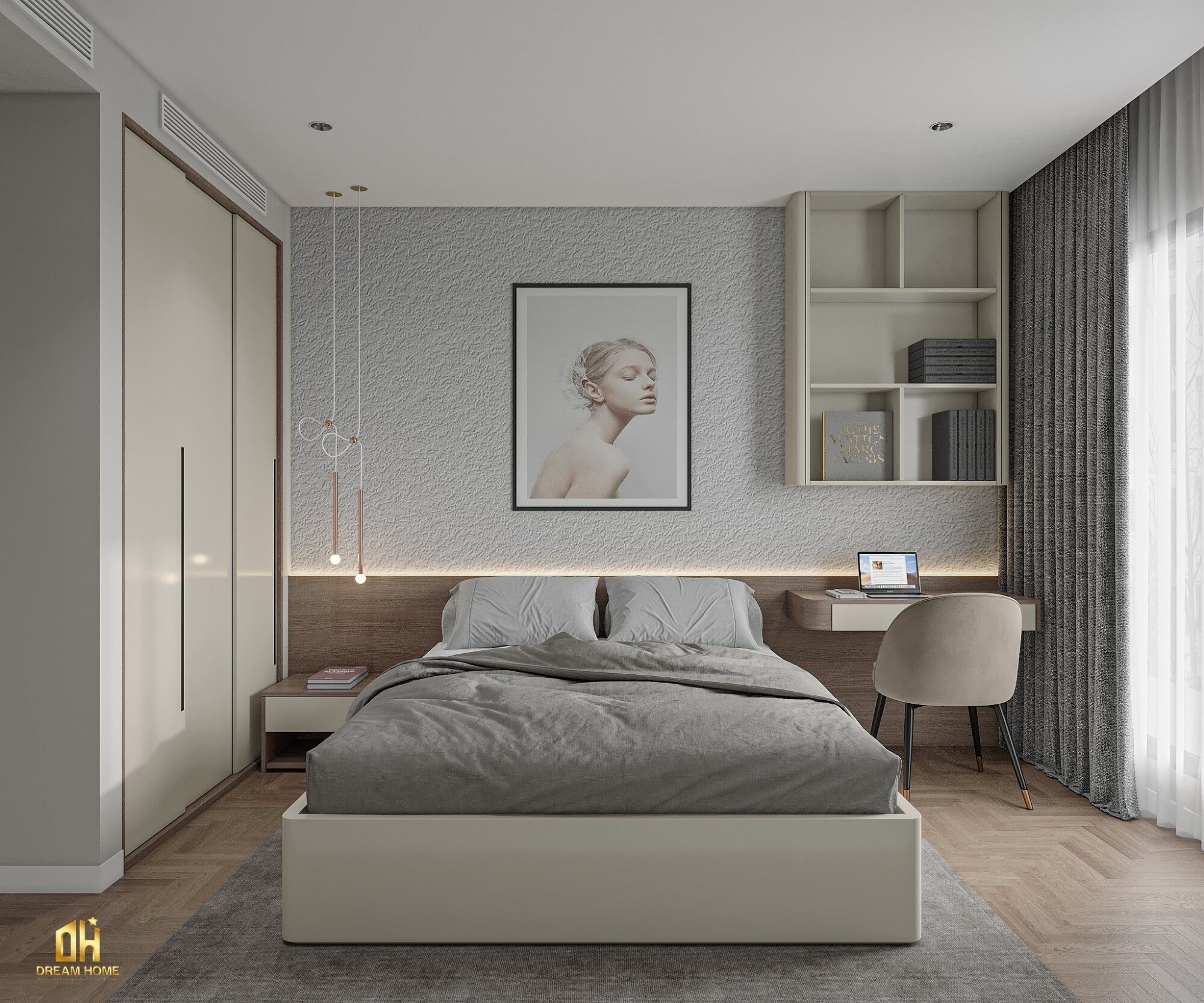 thiết kế nội thất phòng ngủ 