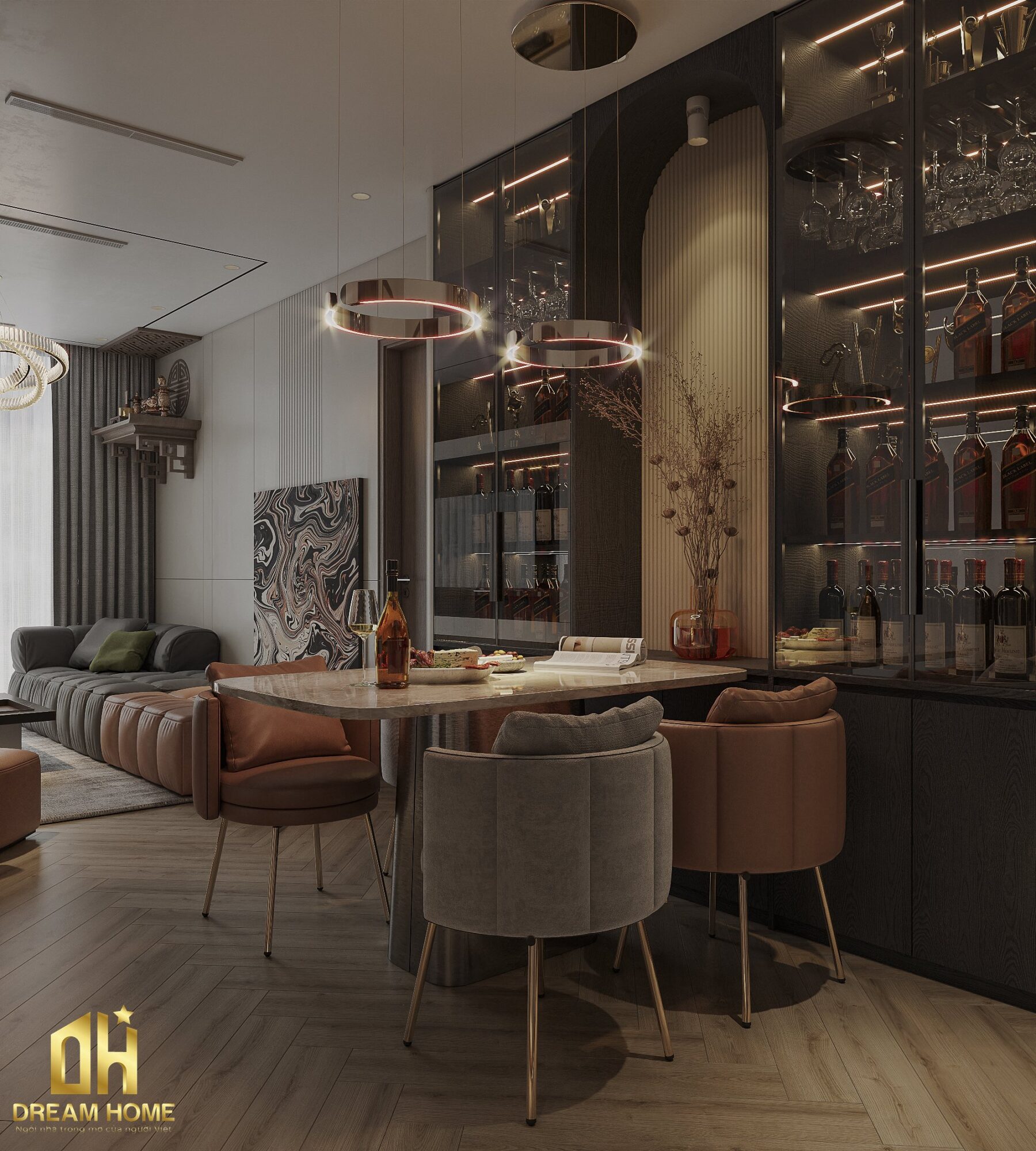thiết kế nội thất chung cư Parkcity