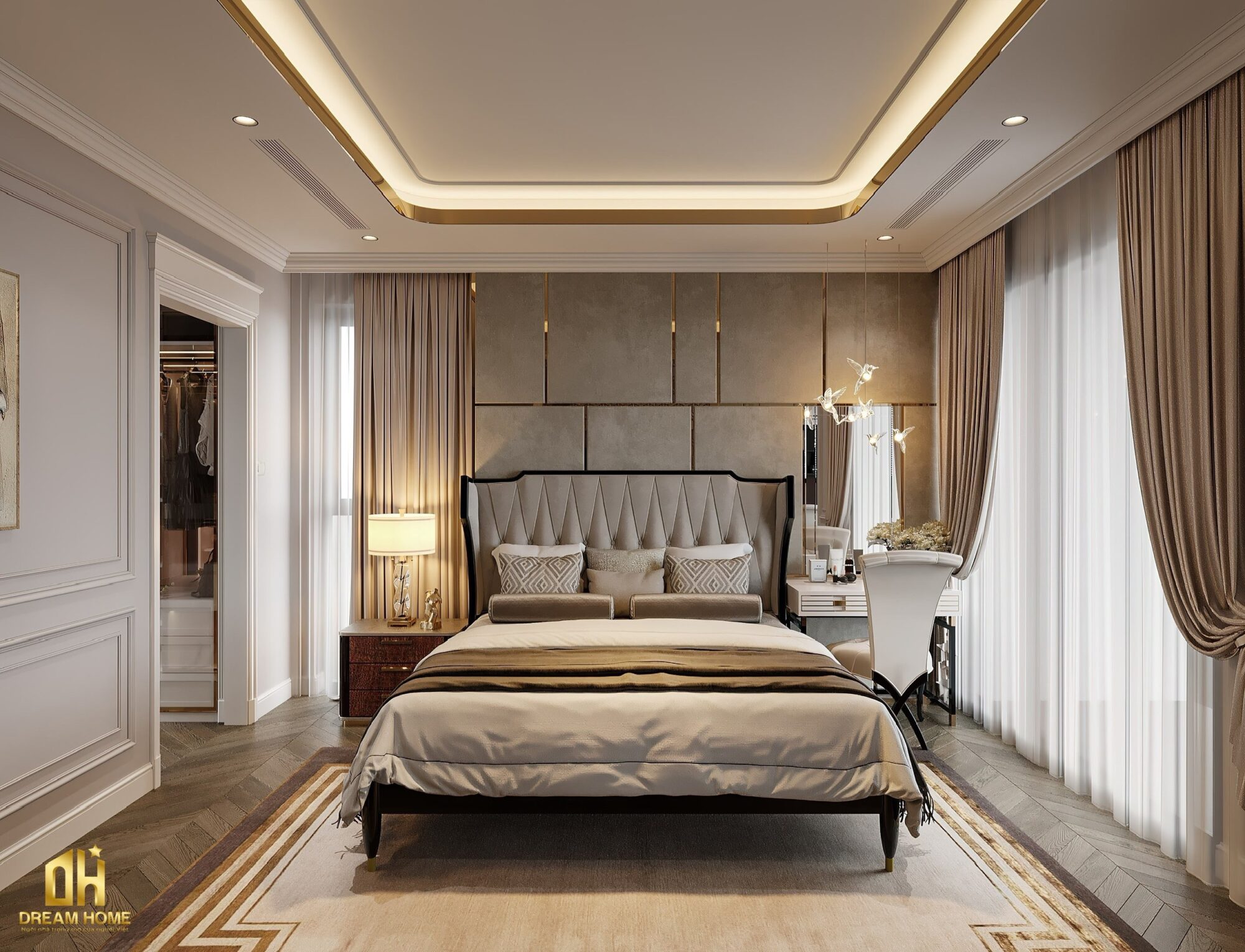 thiết kế nội thất phòng ngủ