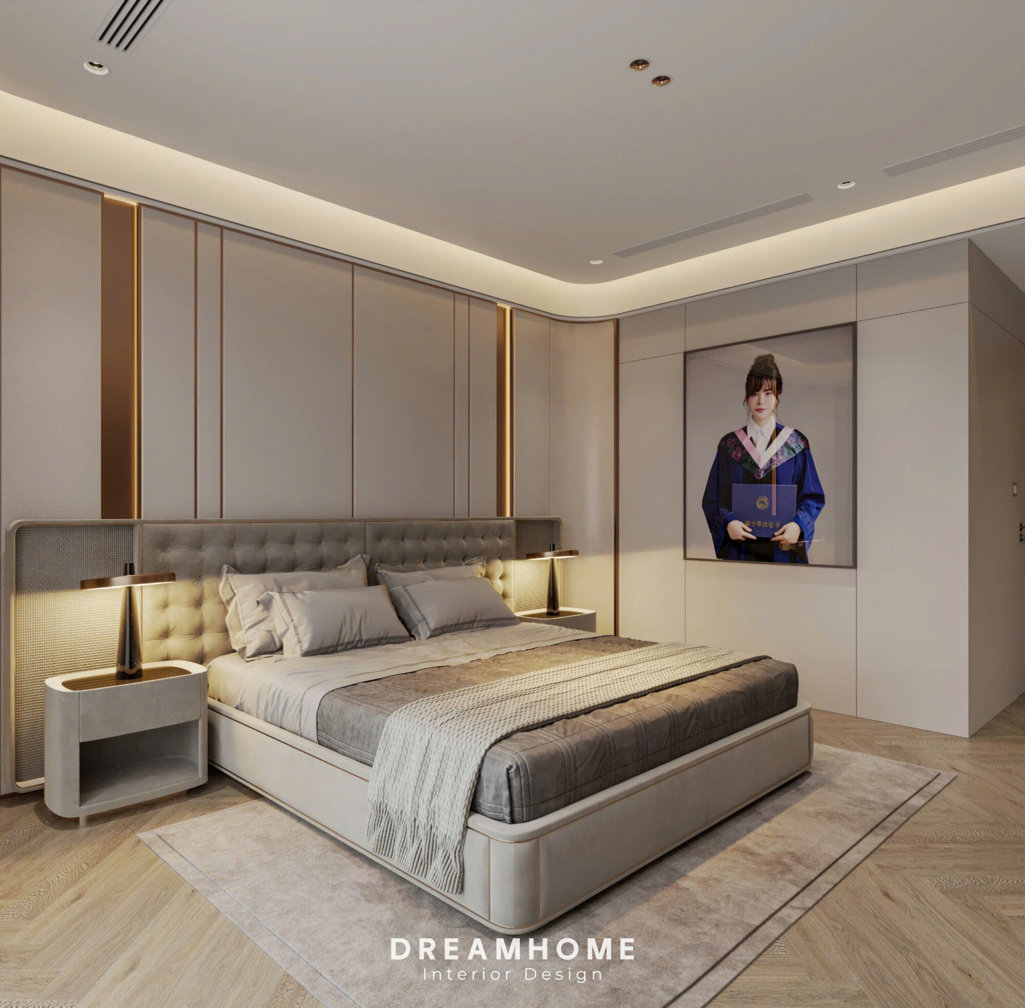thiết kế nội thất nhà phố Hoài Đức