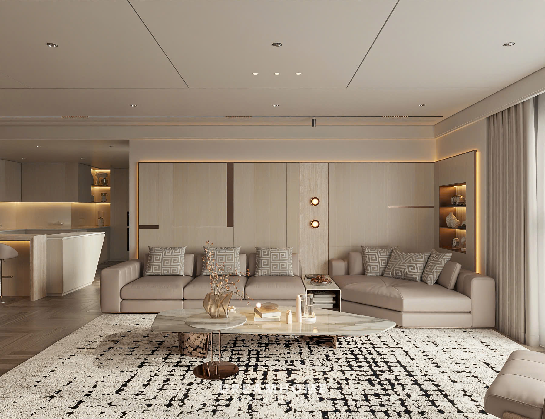 thiết kế nội thất chung cư 2 ngủ