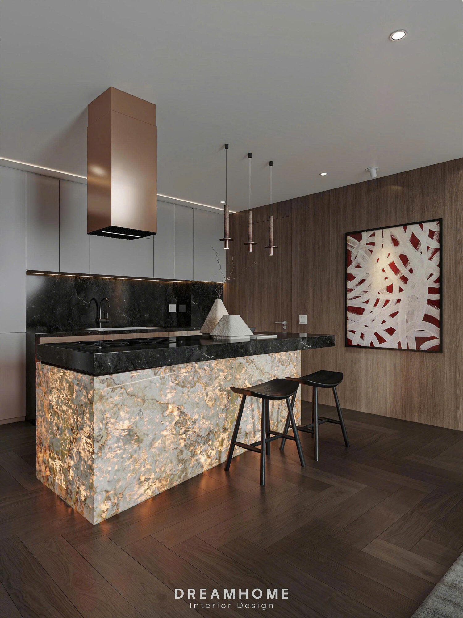 Thiết Kế Nội Thất Duplex Ecopark-180m2 10 thiết kế nội thất Duplex Ecopark
