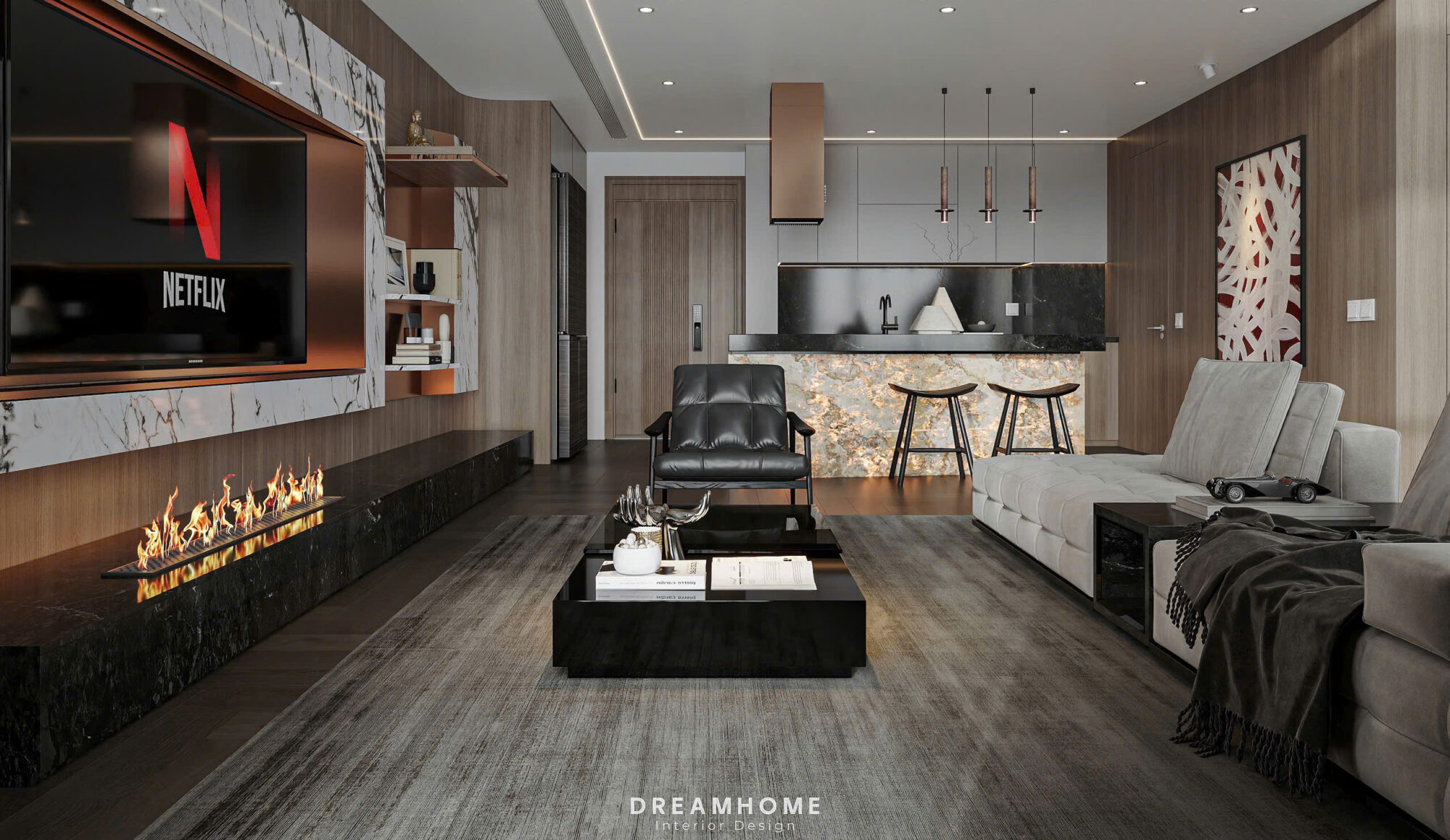 thiết kế nội thất Duplex Ecopark