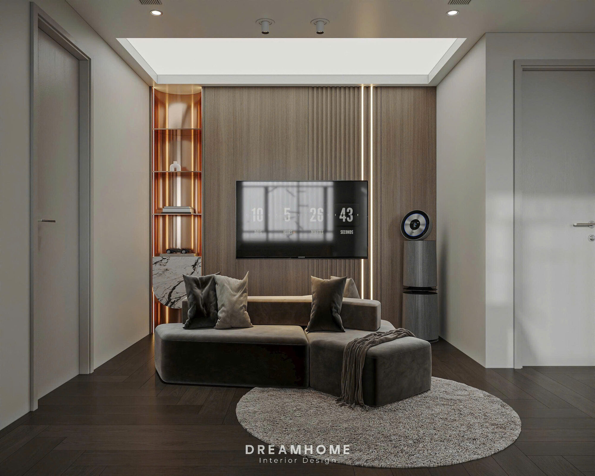 thiết kế nội thất duplex ecopark