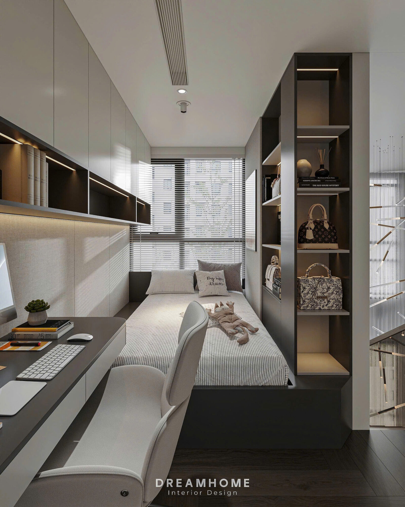 thiết kế nội thất duplex ecopark