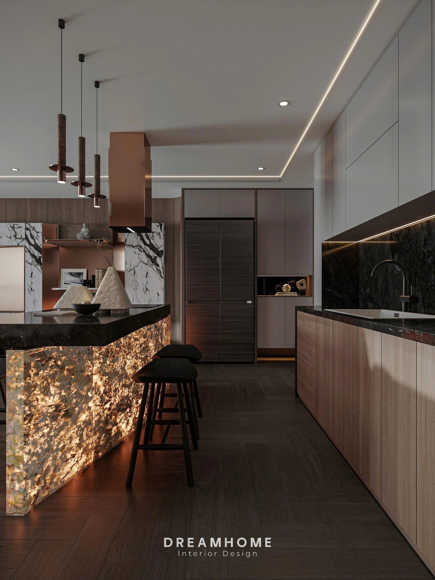 thiết kế nội thất duplex ecopark