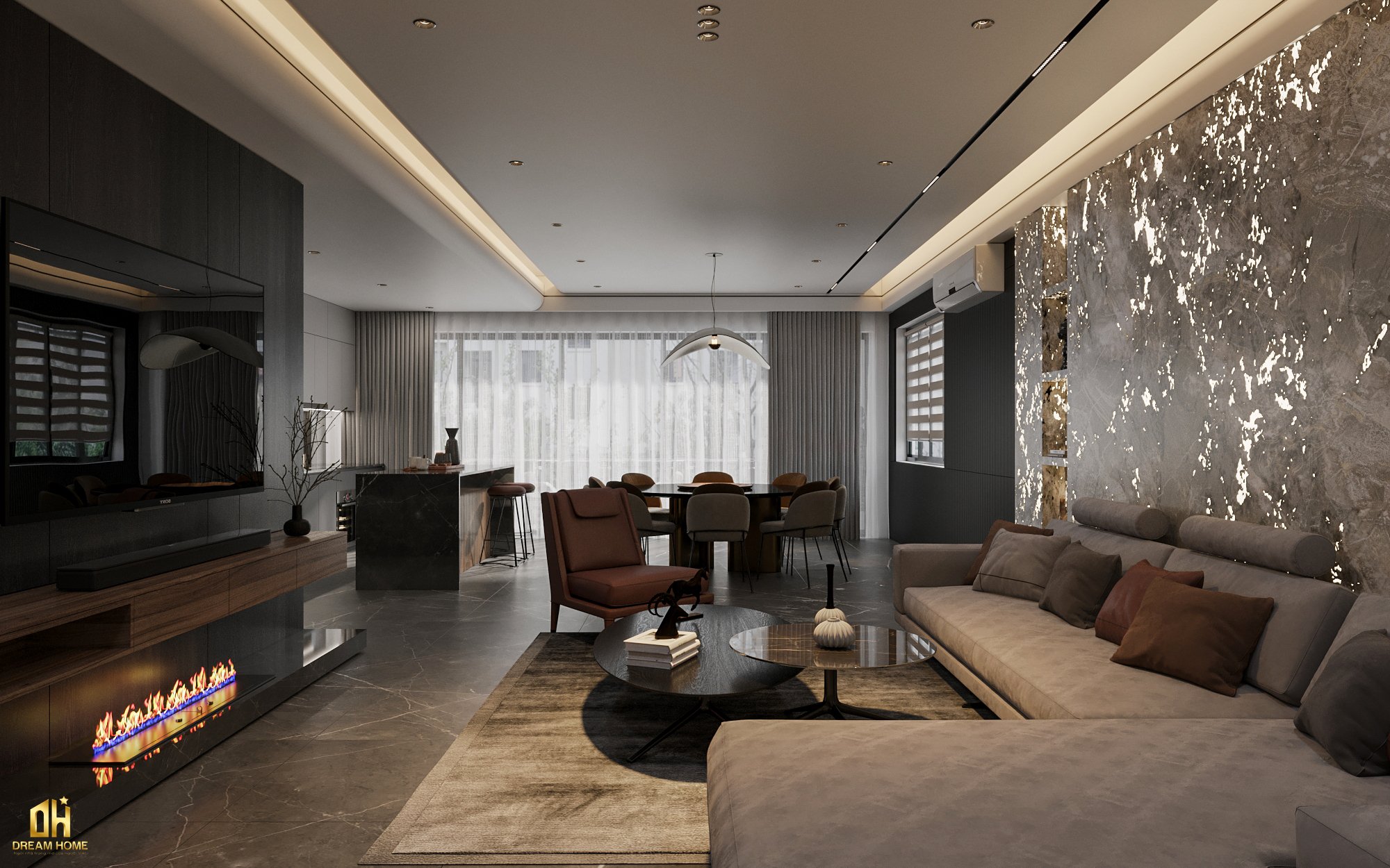 cải tạo nội thất biệt thự Park City