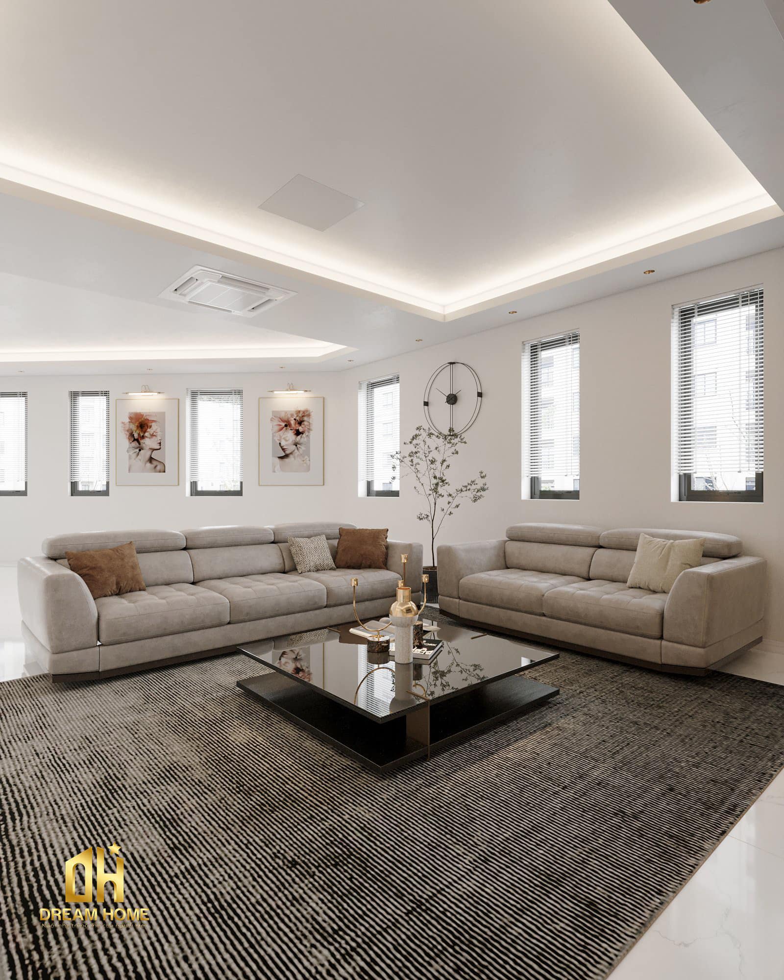 thiết kế nội thất penthouse sunshine city