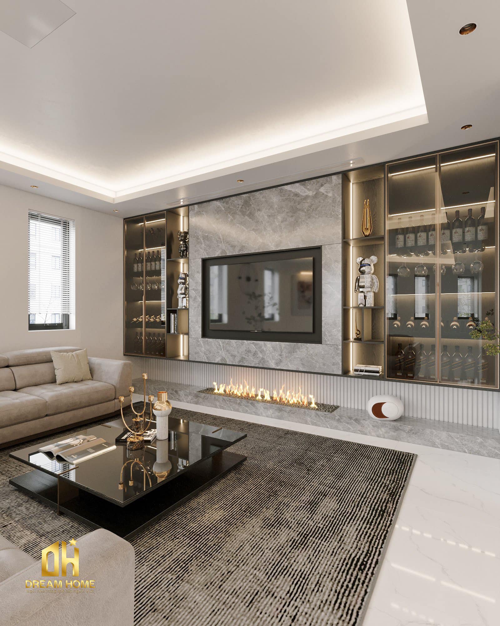 thiết kế nội thất penthouse sunshine city