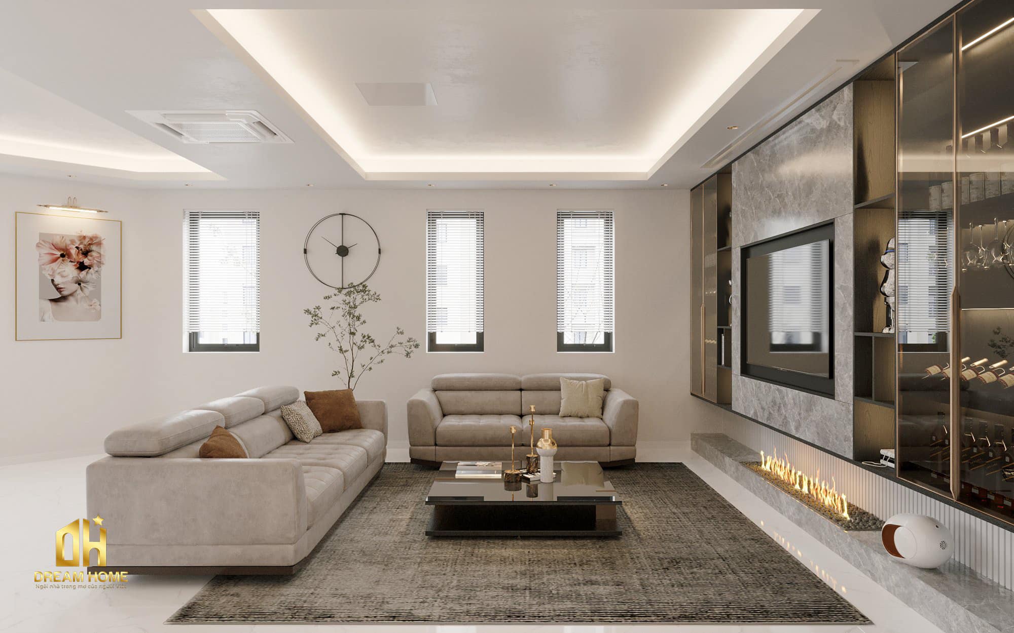 thiết kế nội thất penthouse sunshine city