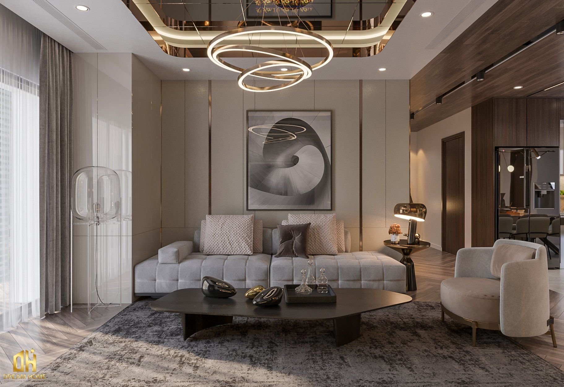 thiết kế nội thất duplex Ecopark