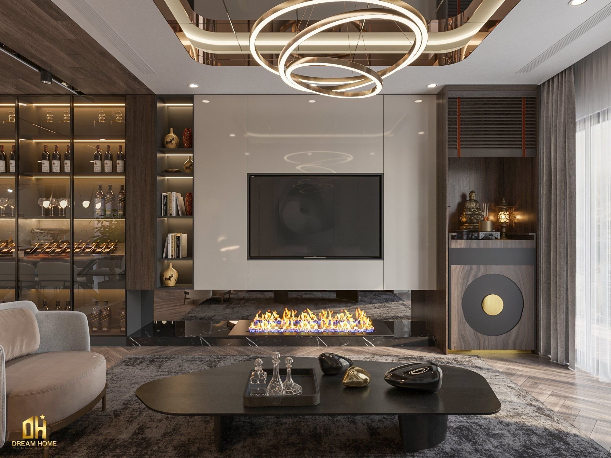 thiết kế nội thất duplex Ecopark
