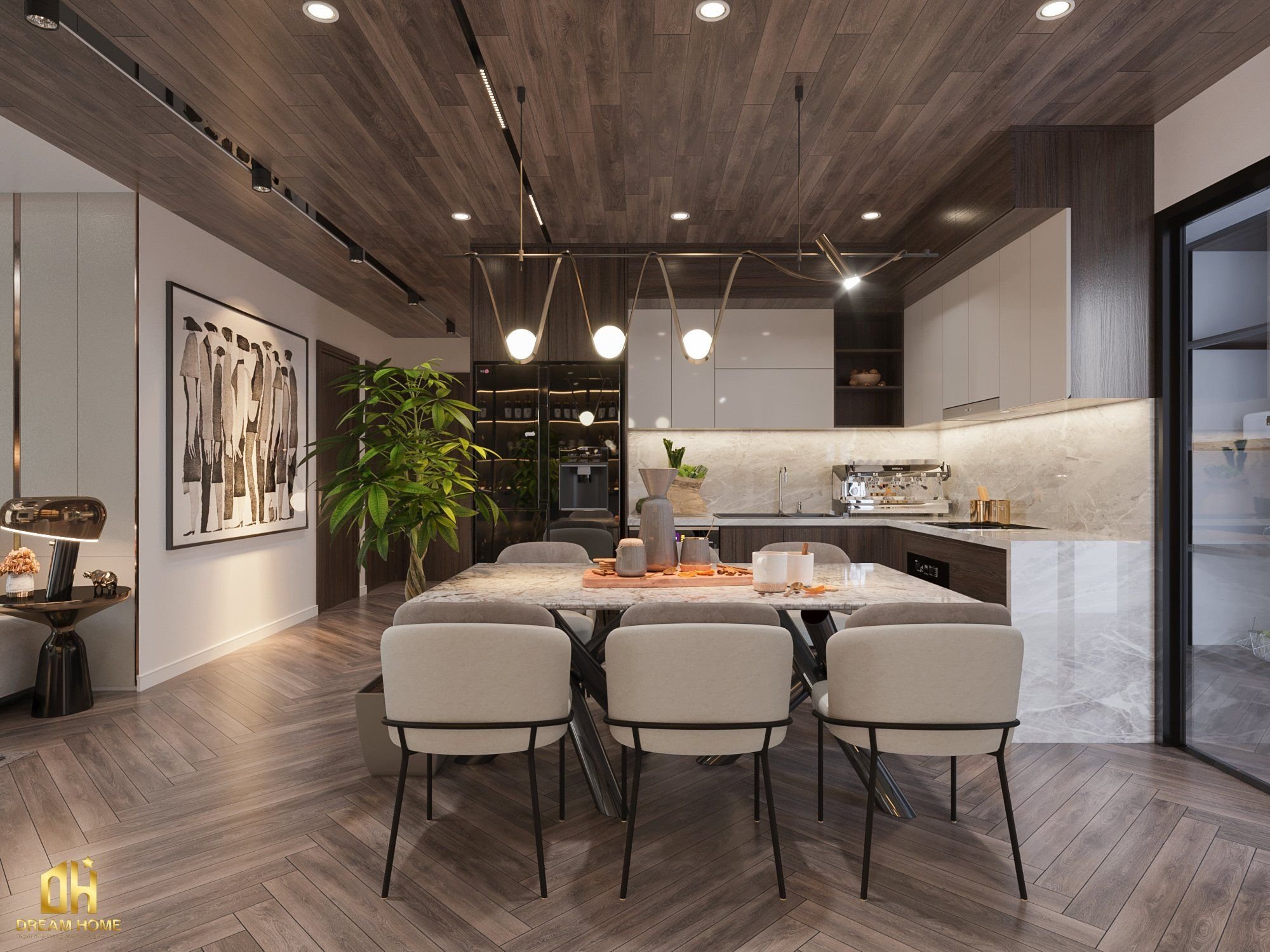 thiết kế nội thất duplex Ecopark