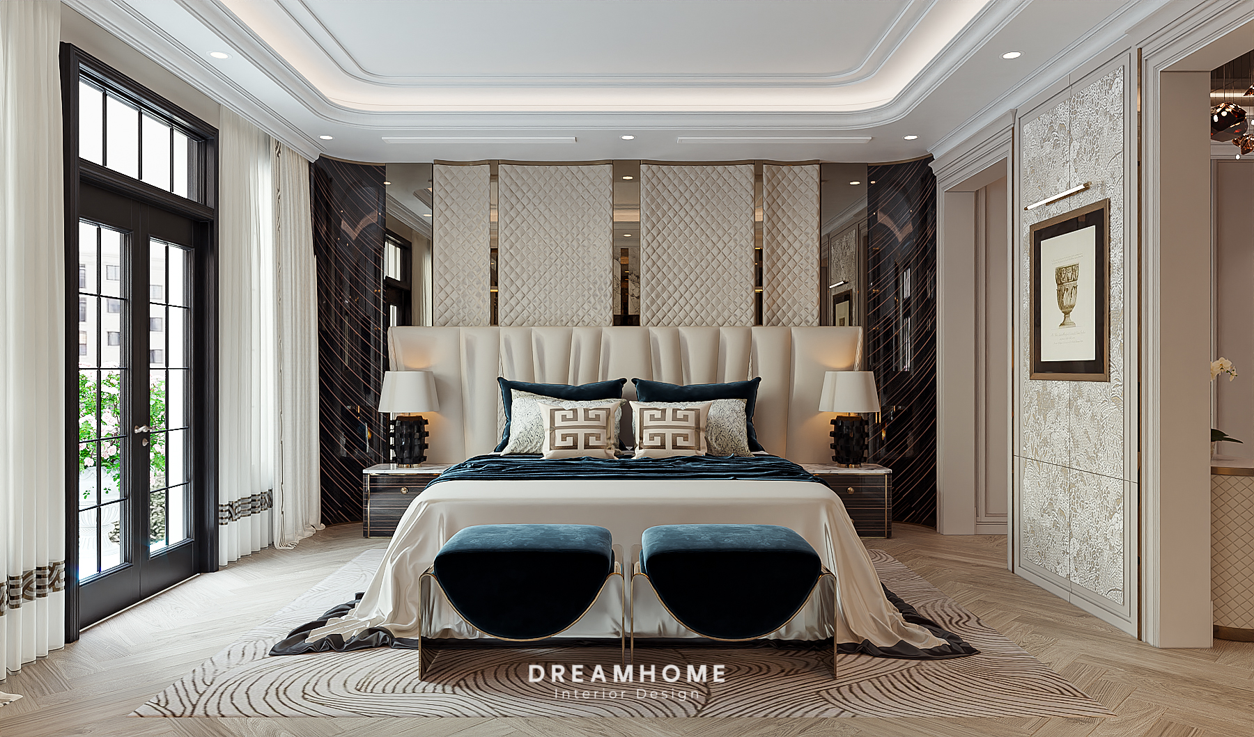 thiết kế nội thất penthouse sunshine golden