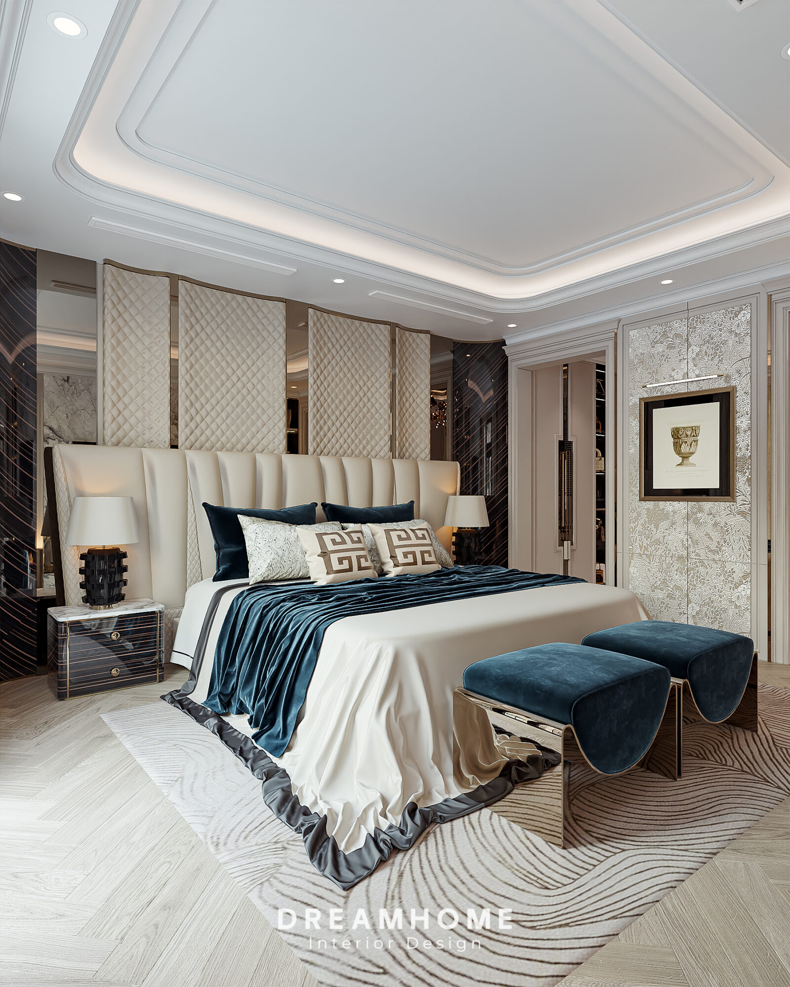 thiết kế nội thất penthouse sunshine golden