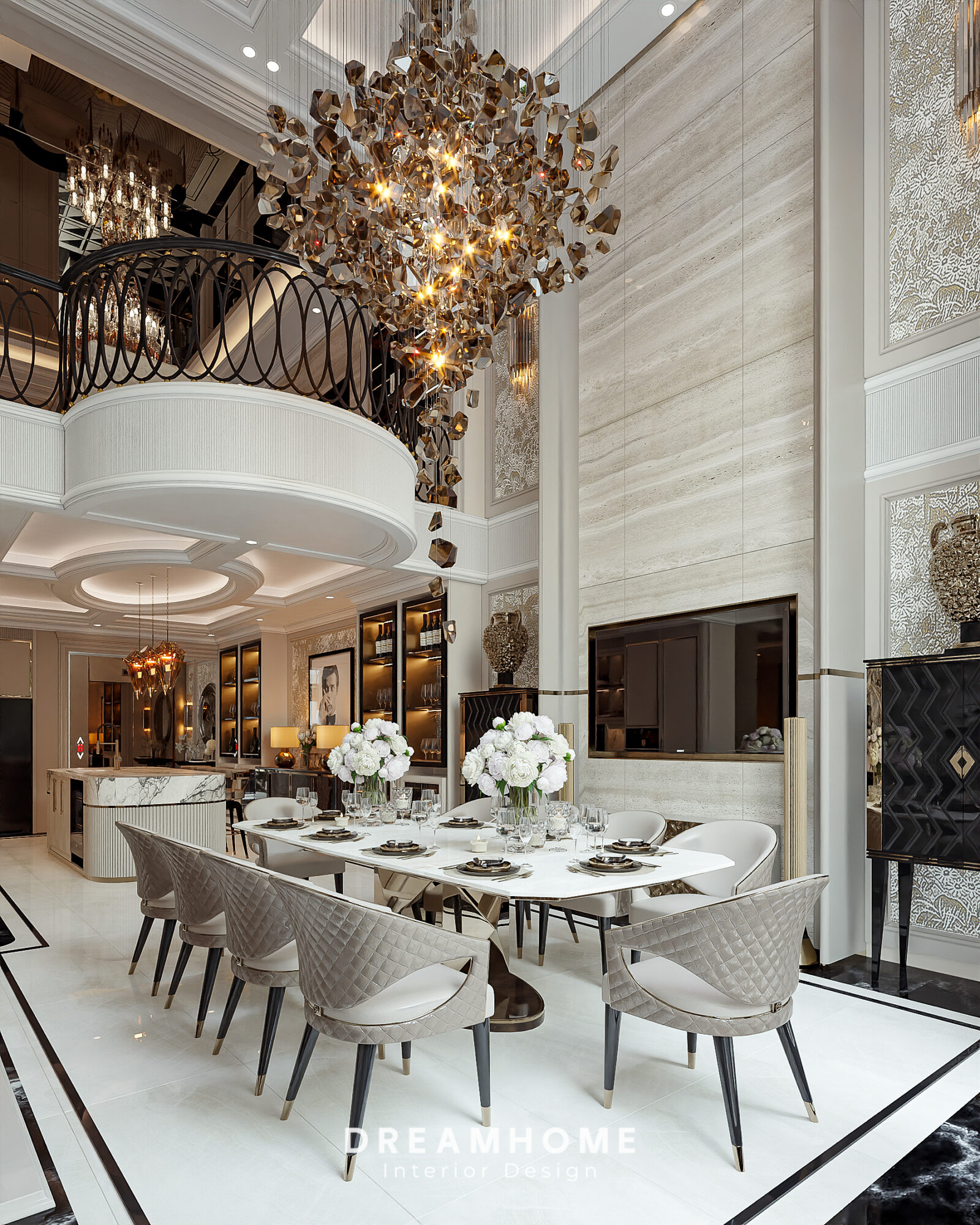 thiết kế nội thất penthouse sunshine golden