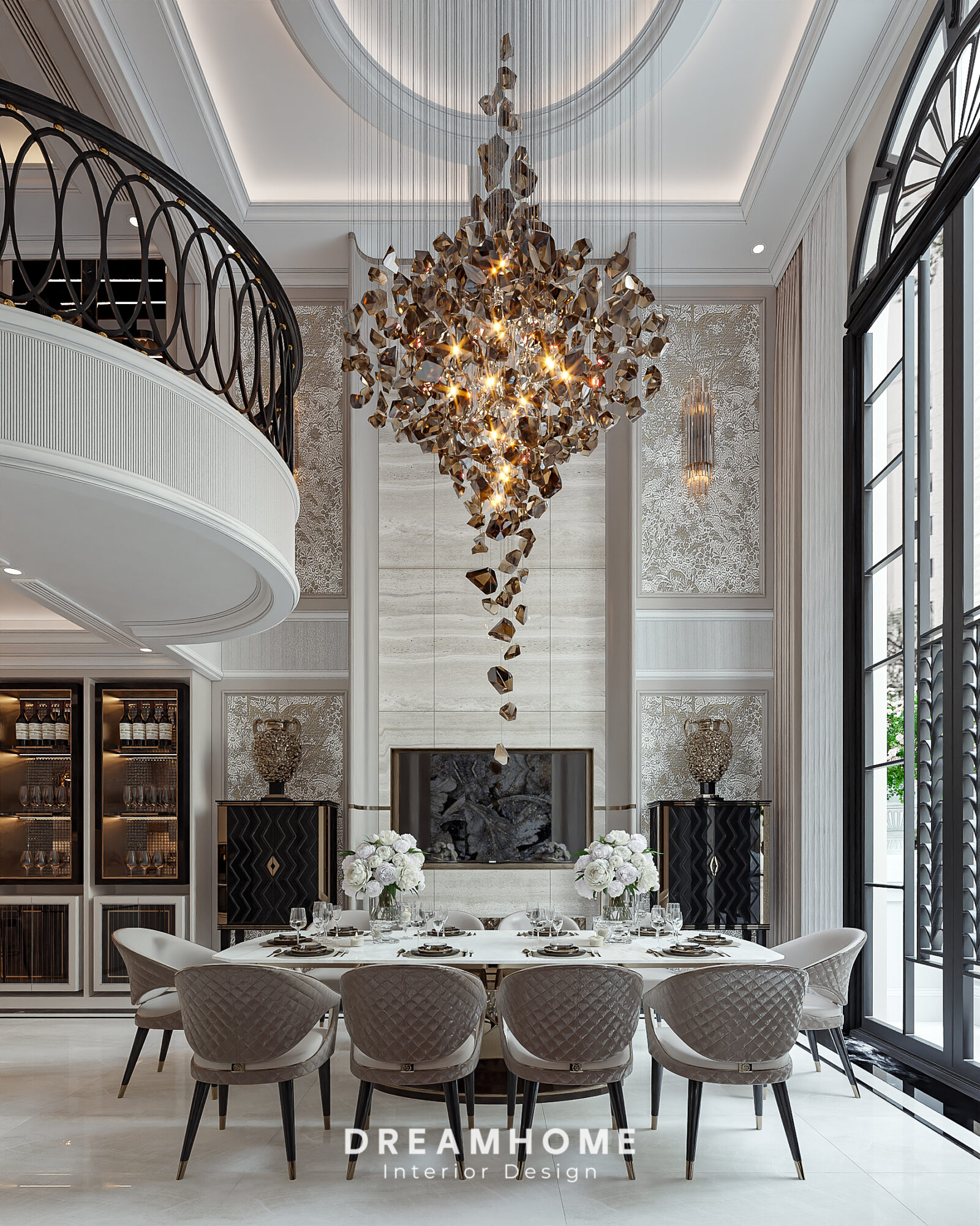 thiết kế nội thất penthouse sunshine golden