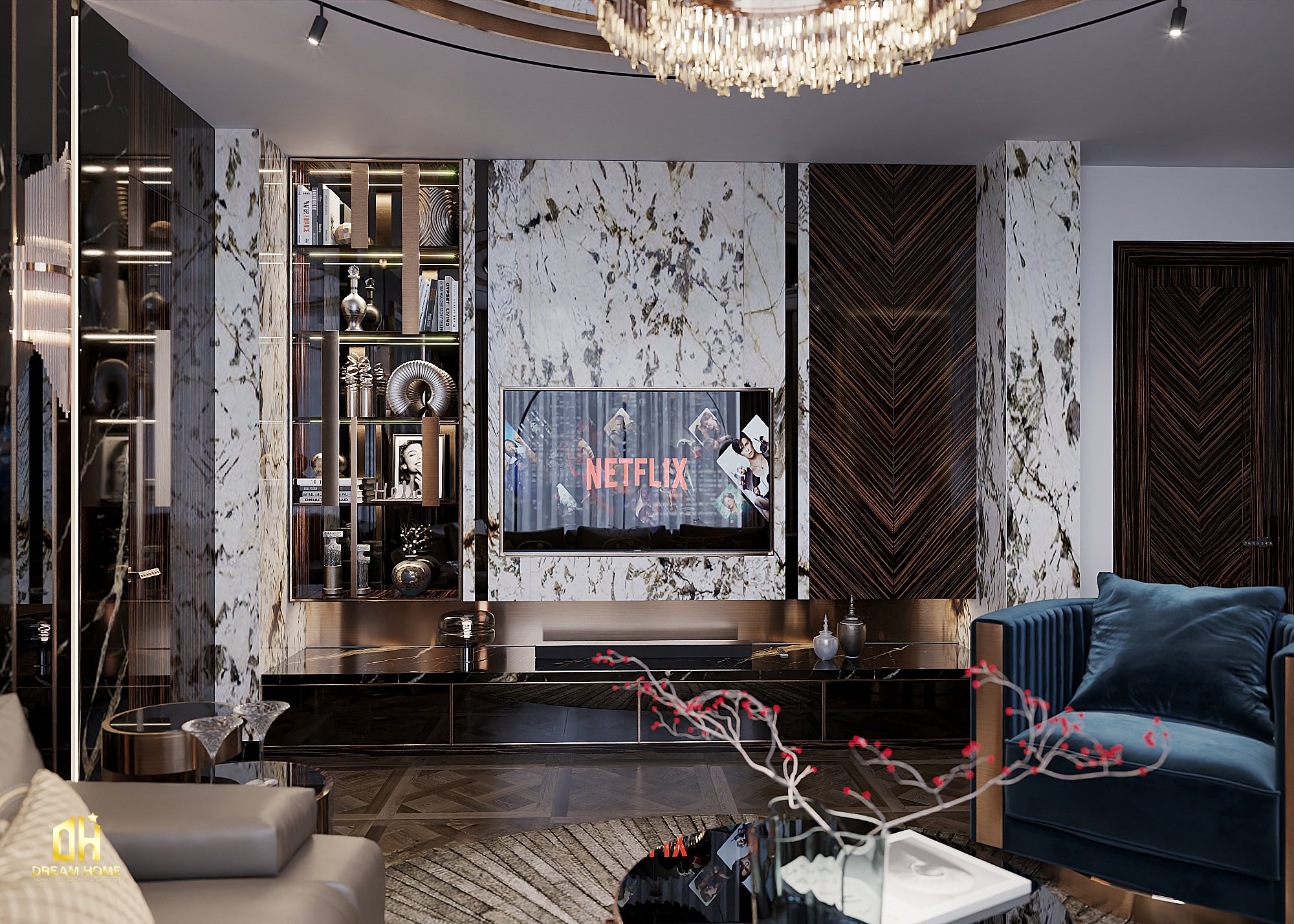 thiết kế nội thất penthouse sunshine city